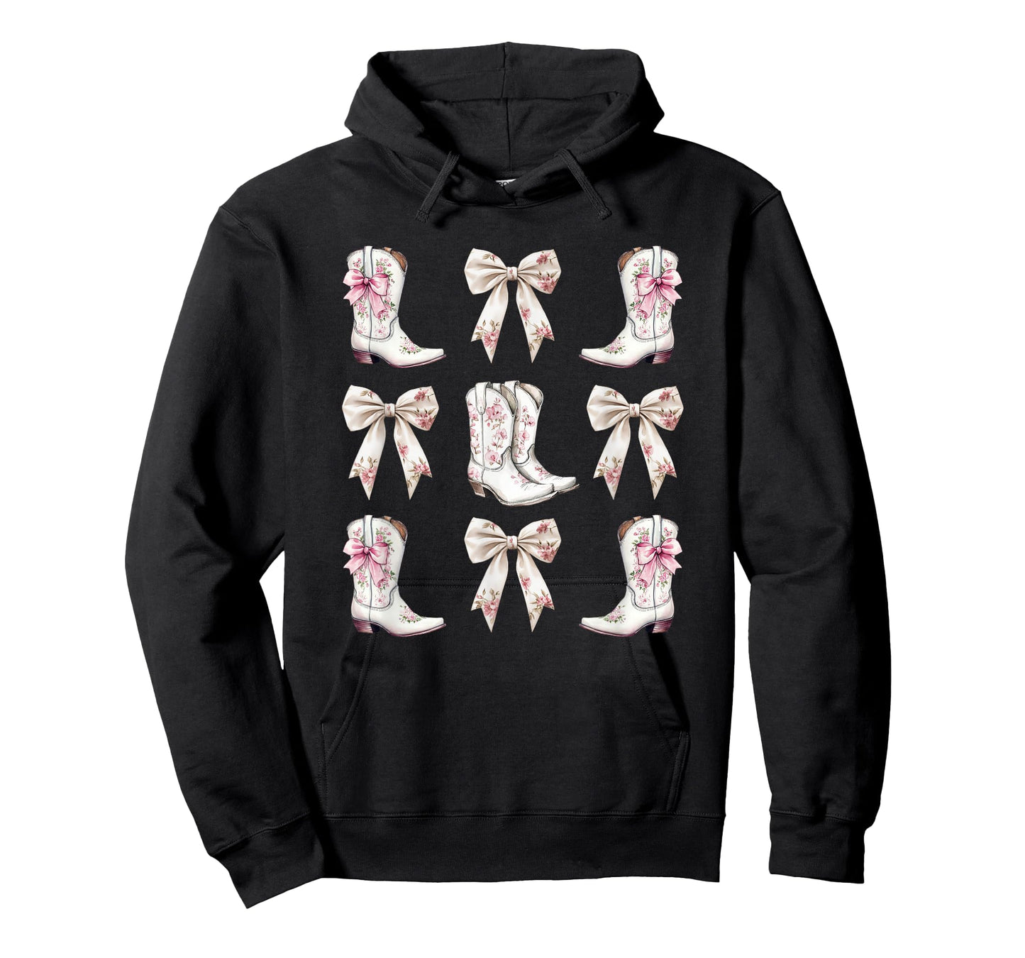 Cowgirl Pink toile coquette bows T-Shirt