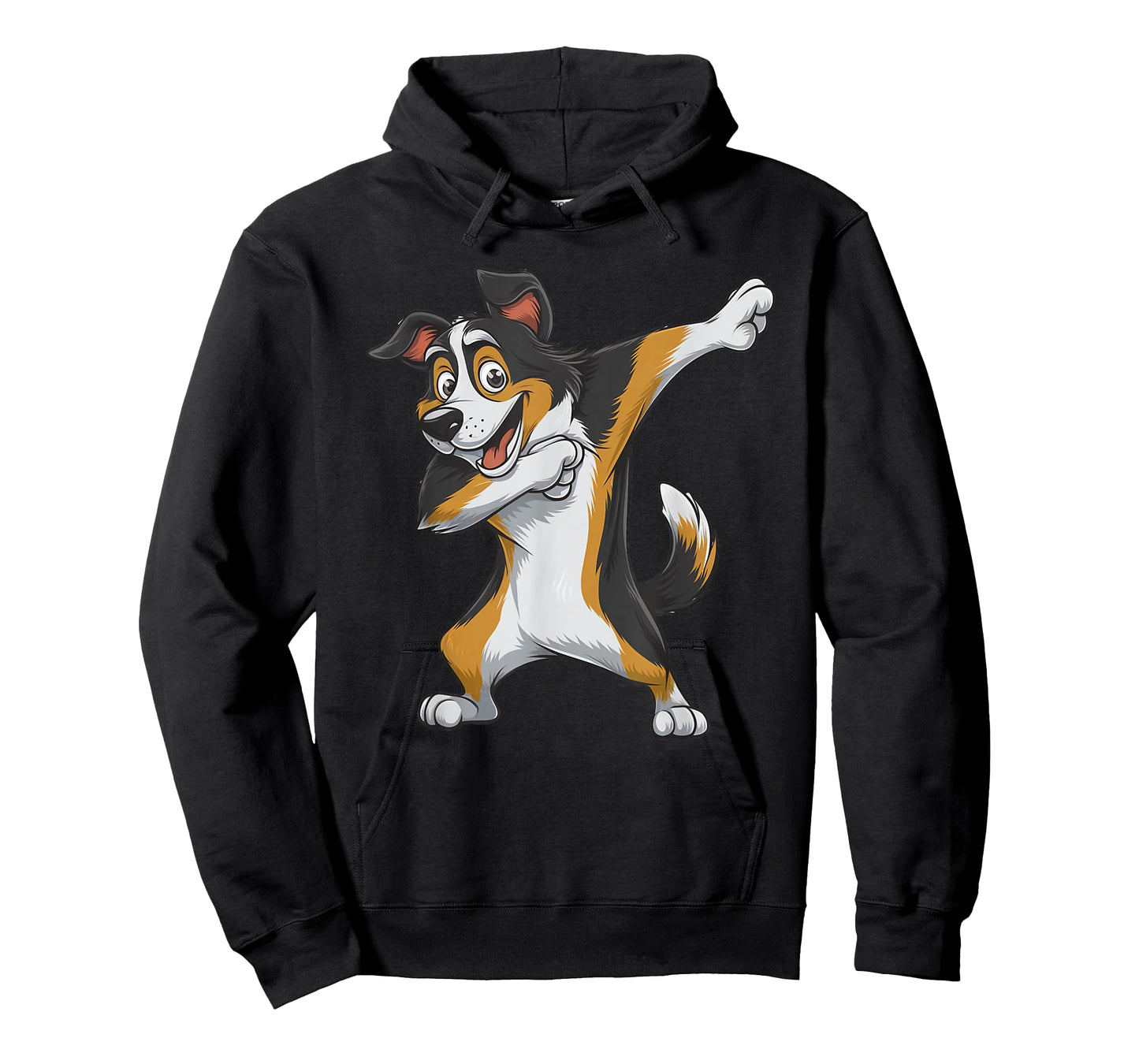 Funny Border Collie Dog Doing Dab Dance For Boys Girls Kids T-Shirt
