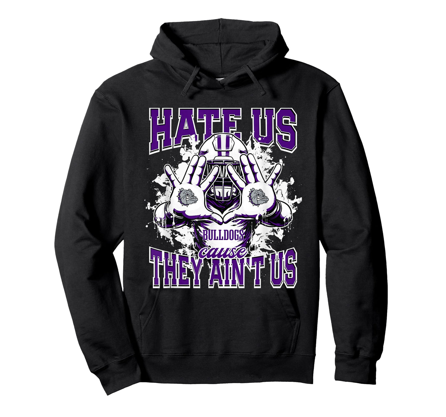 Brownsburg Bulldogs Logo Hate Us Cause They Ain't HS T-Shirt