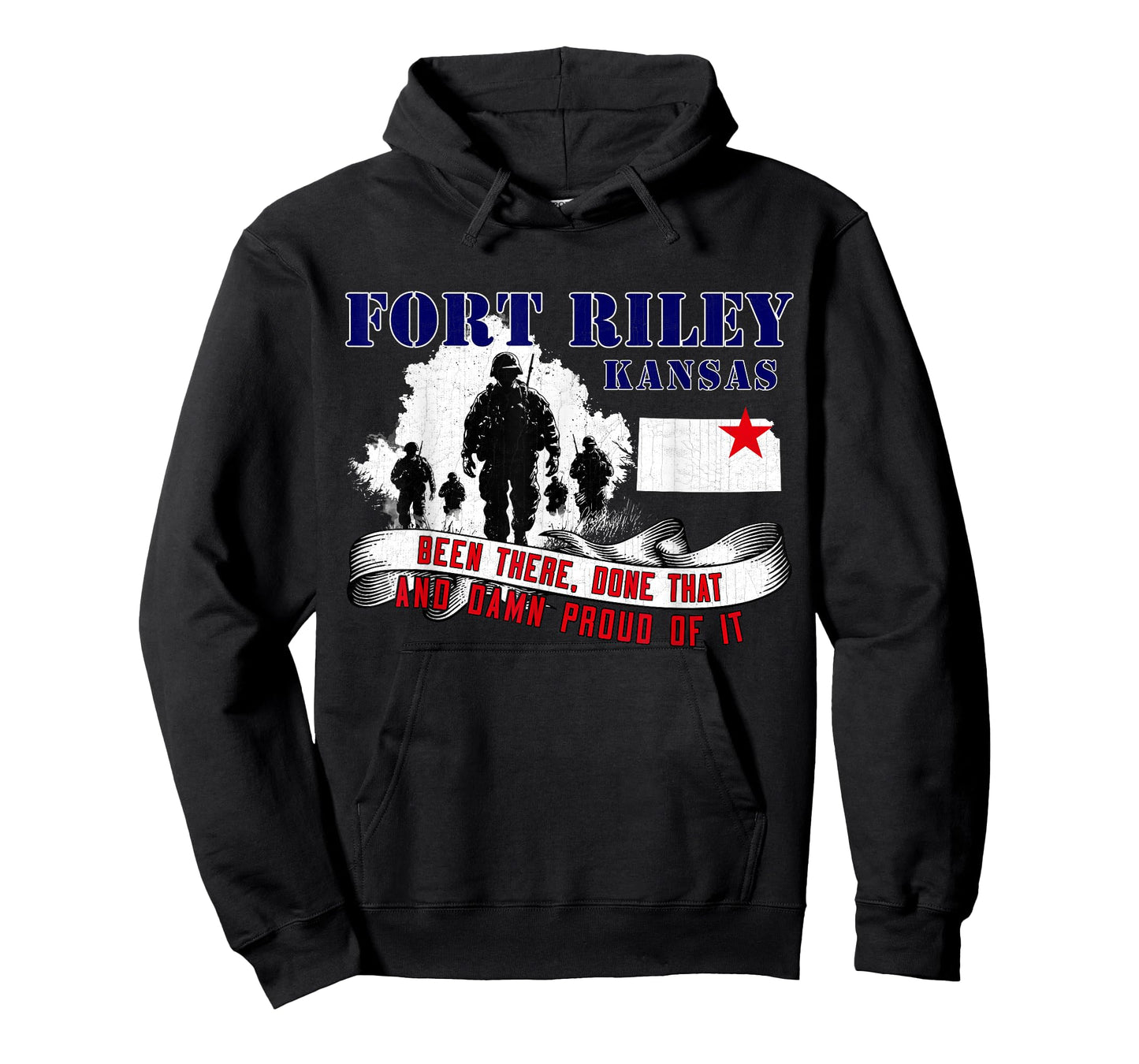 Fort Riley Kansas US Military Base Veterans Day Gifts T-Shirt
