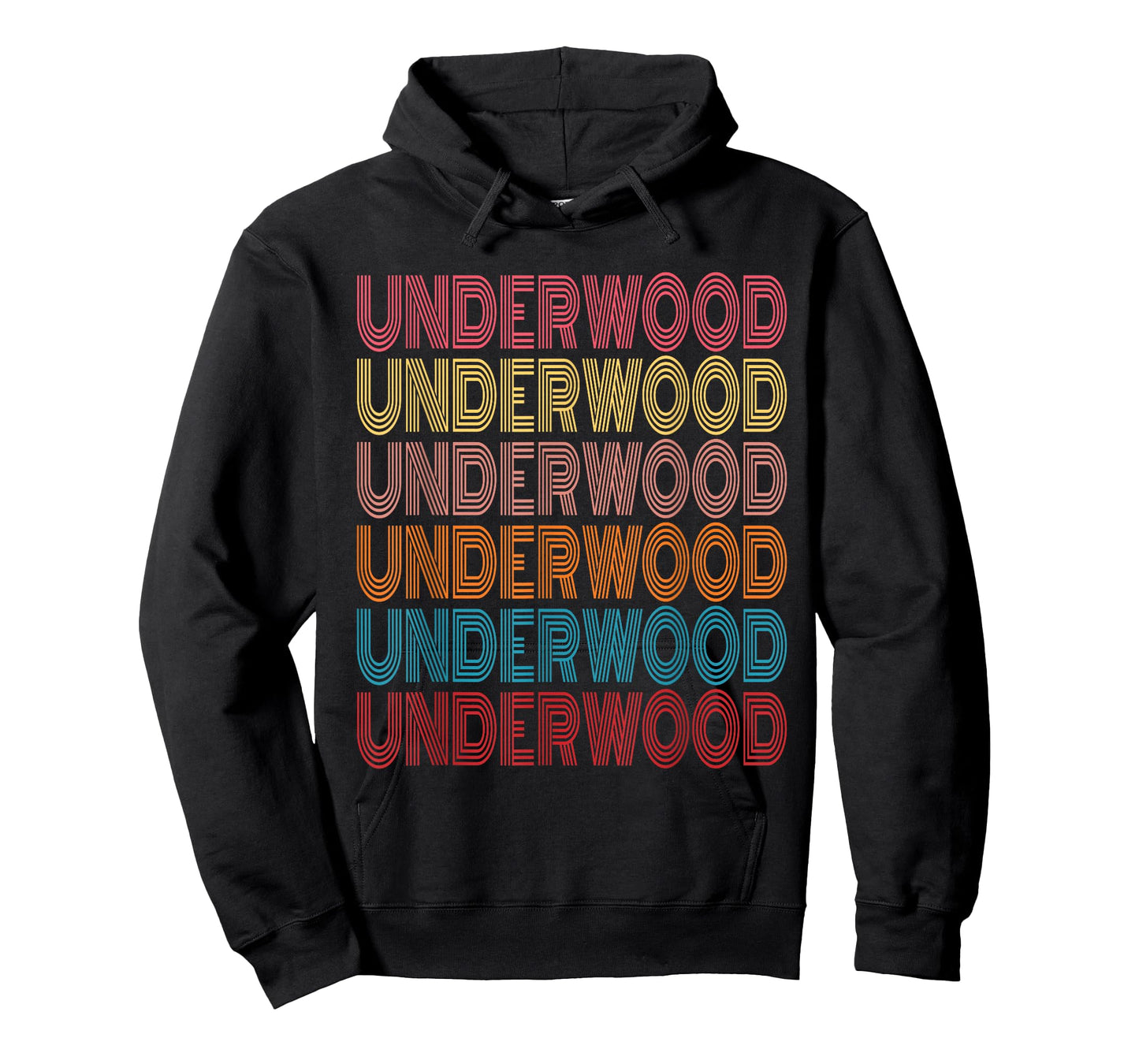 Retro Underwood First Name Boy Kids Personalized Girl T-Shirt
