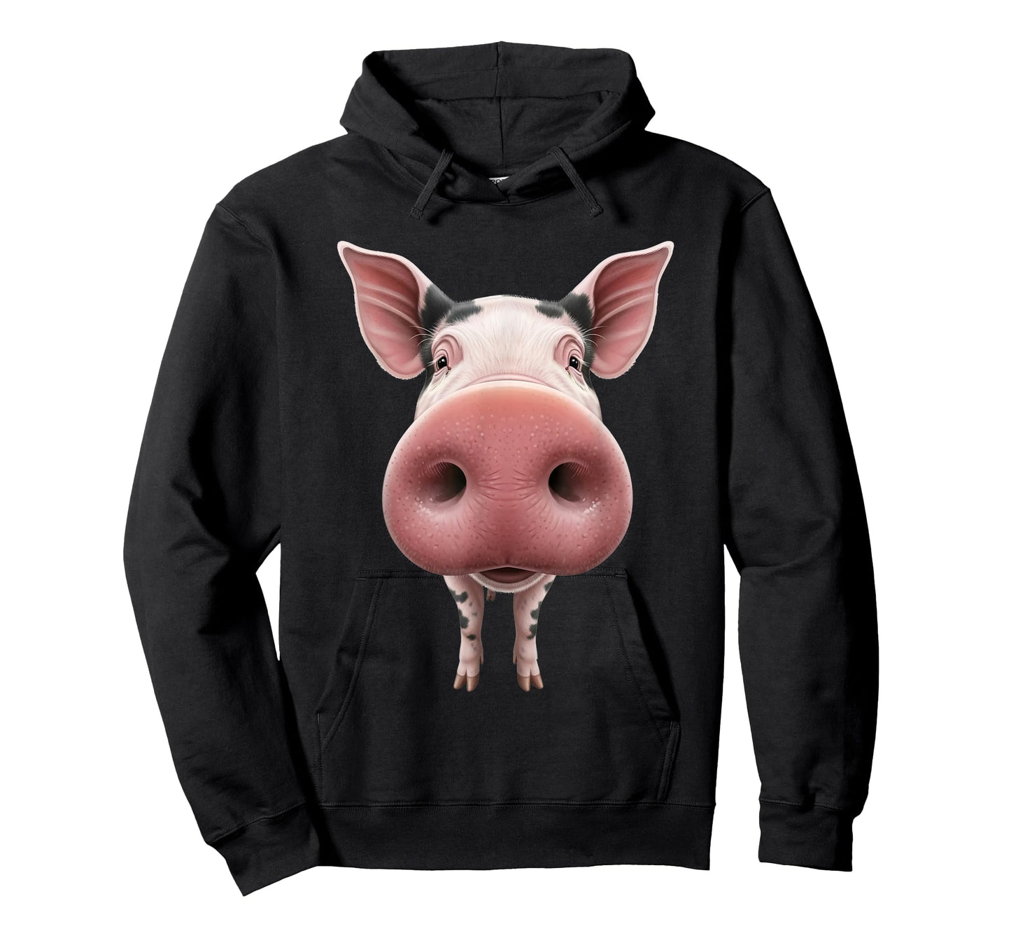 Pig Face Cartoon Animal Lover Funny Farm Humor T-Shirt