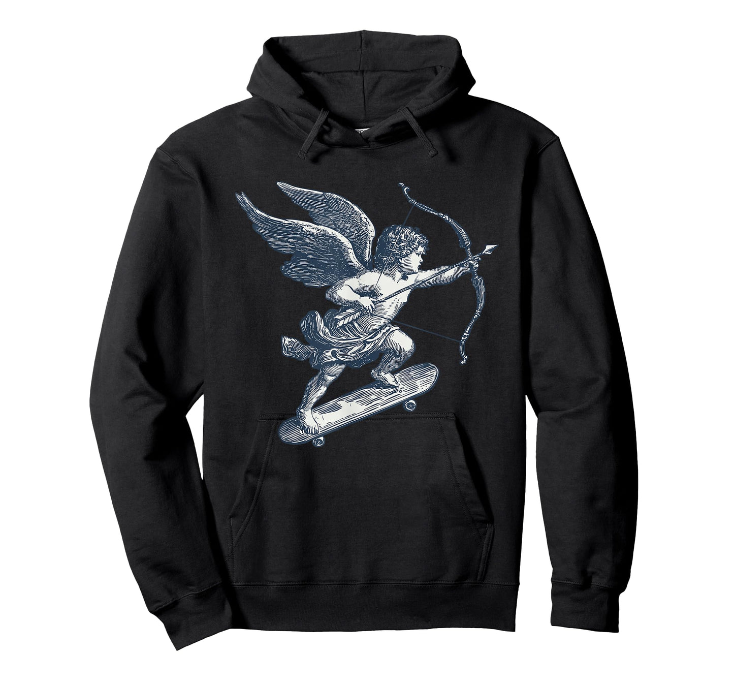 Pretty Lovely Angel with Skateboard for Skater Cupid Fans T-Shirt
