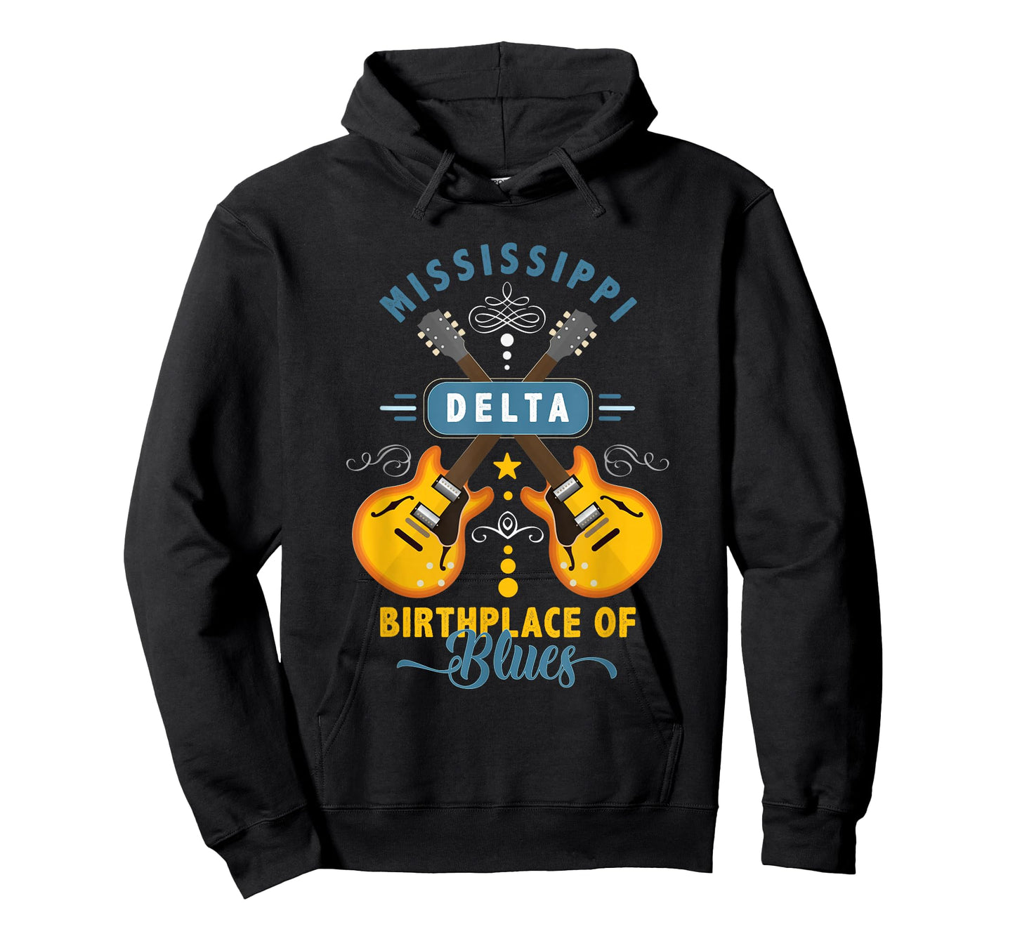 Blues Guitarist or Rock Music or Mississippi Delta Blues T-Shirt