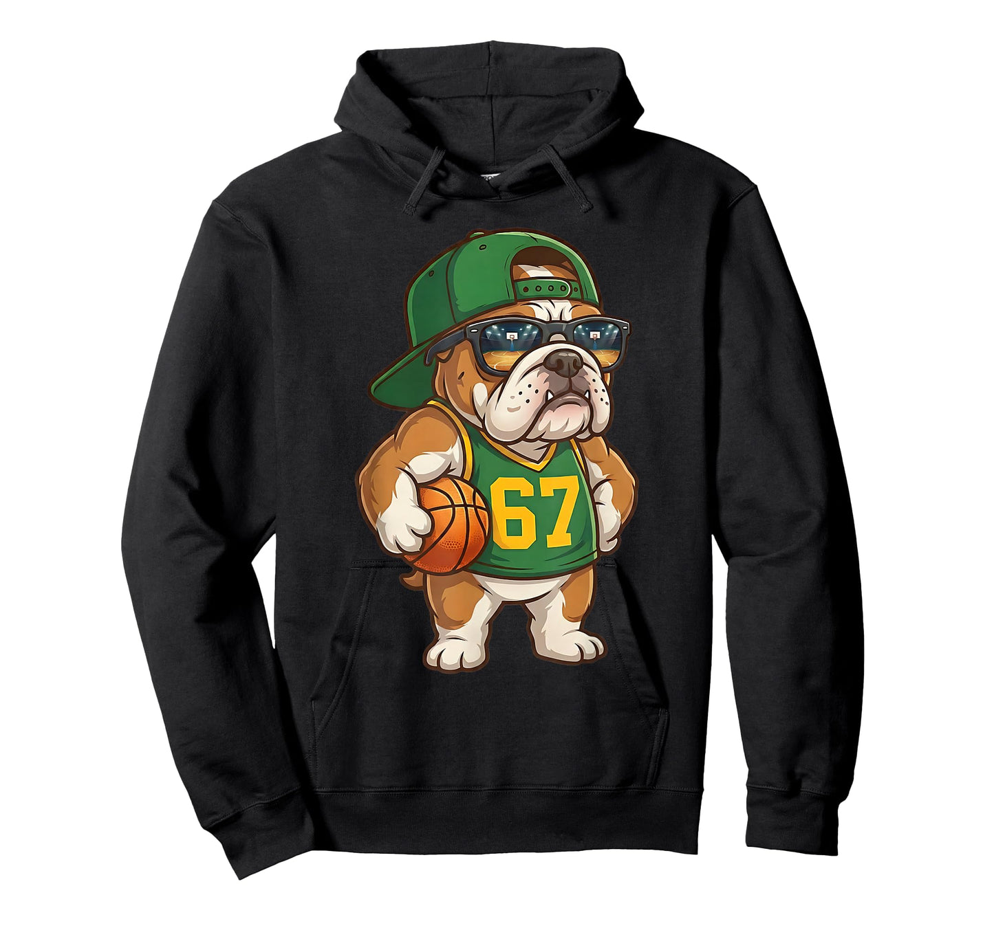 Bulldog Basketball 67 Gen Alpha Slang Sports Dog Boys Kids T-Shirt