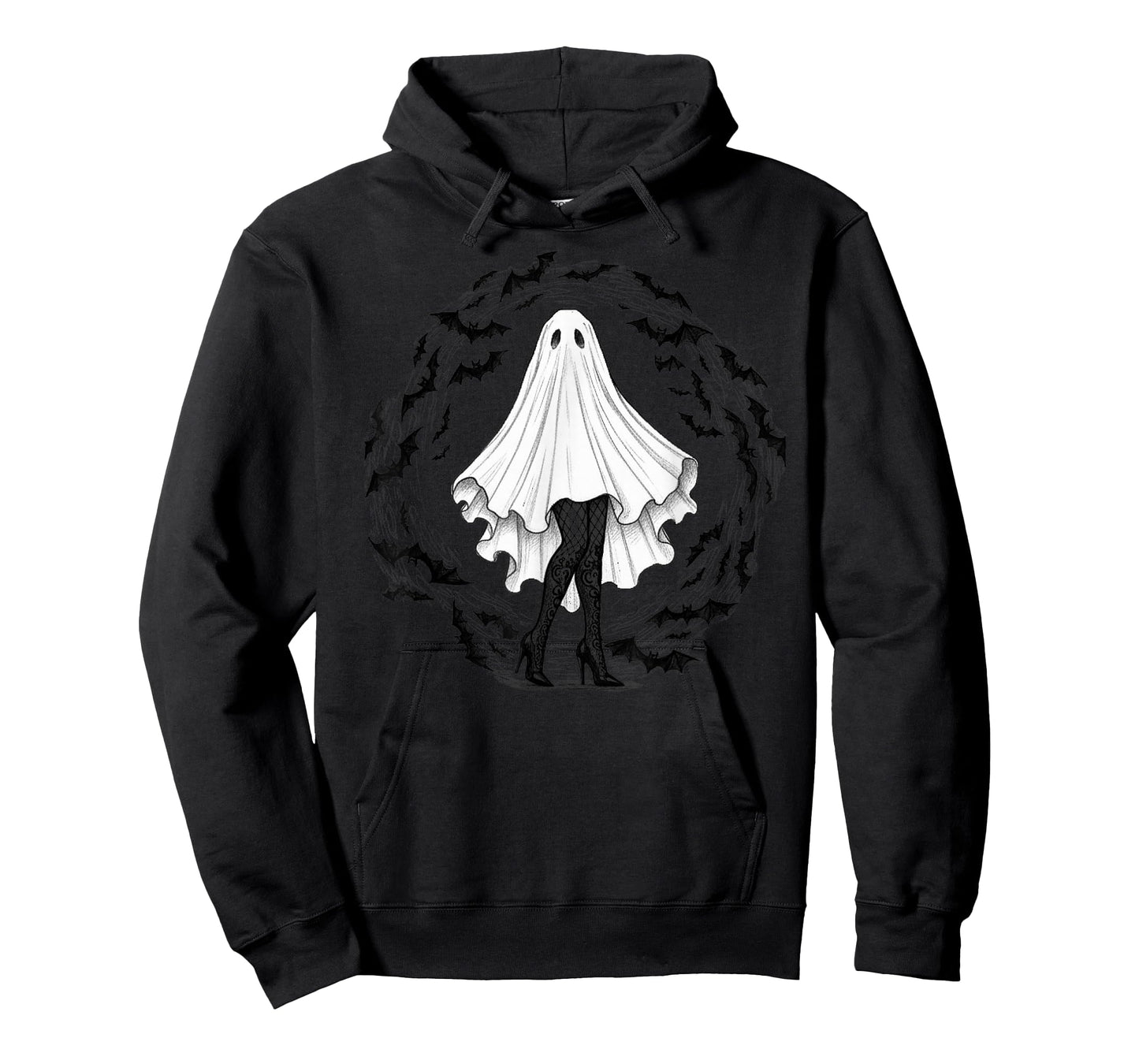 Ghost Costume Fun Spooky Season Design for Halloween Lovers T-Shirt
