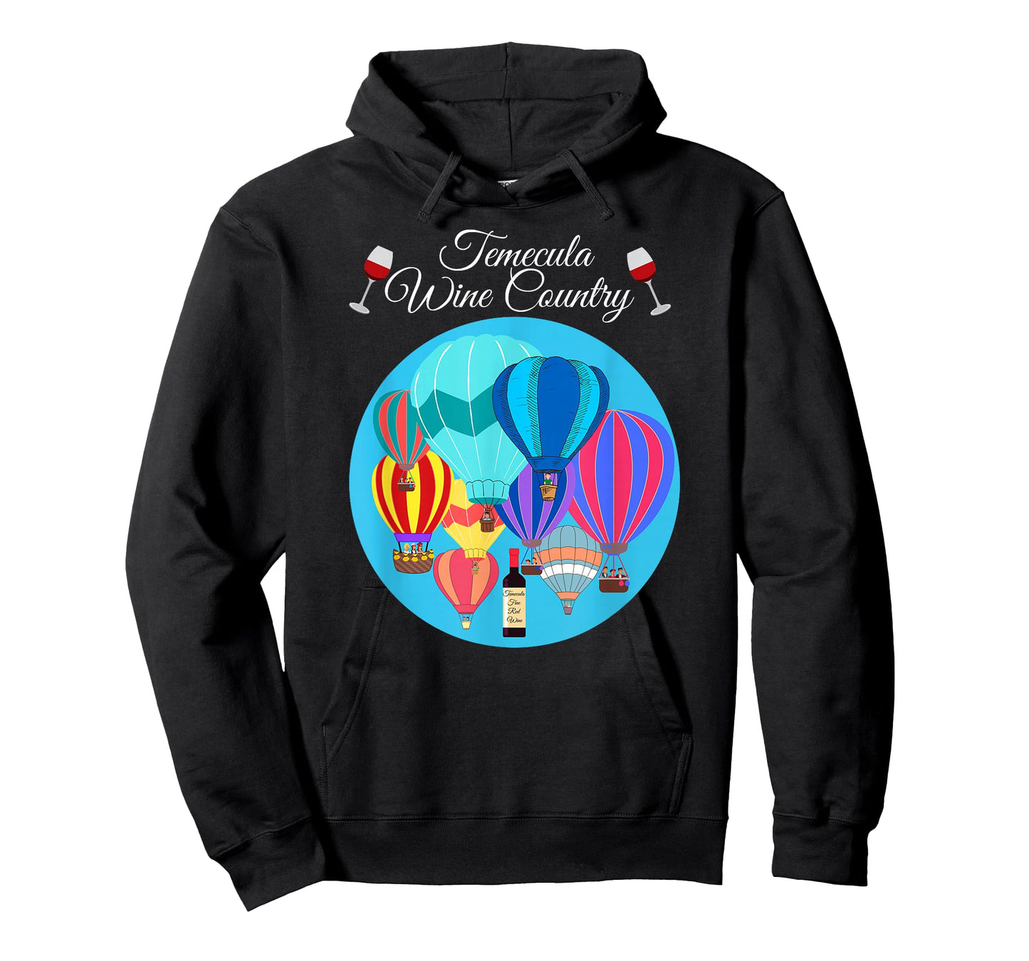 Temecula Wine Country balloon Women colorful Tee T-Shirt