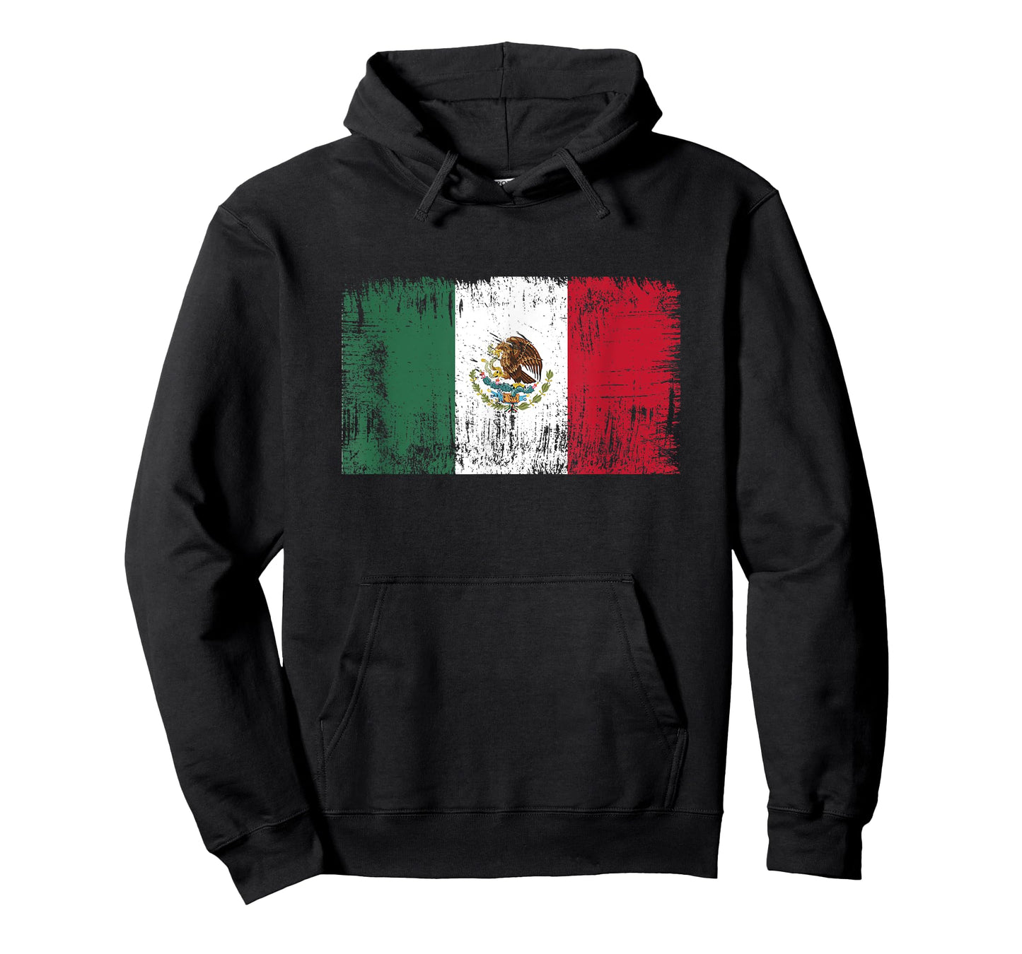 Vintage Mexican Banner Fan Mexico Flag Retro T-Shirt