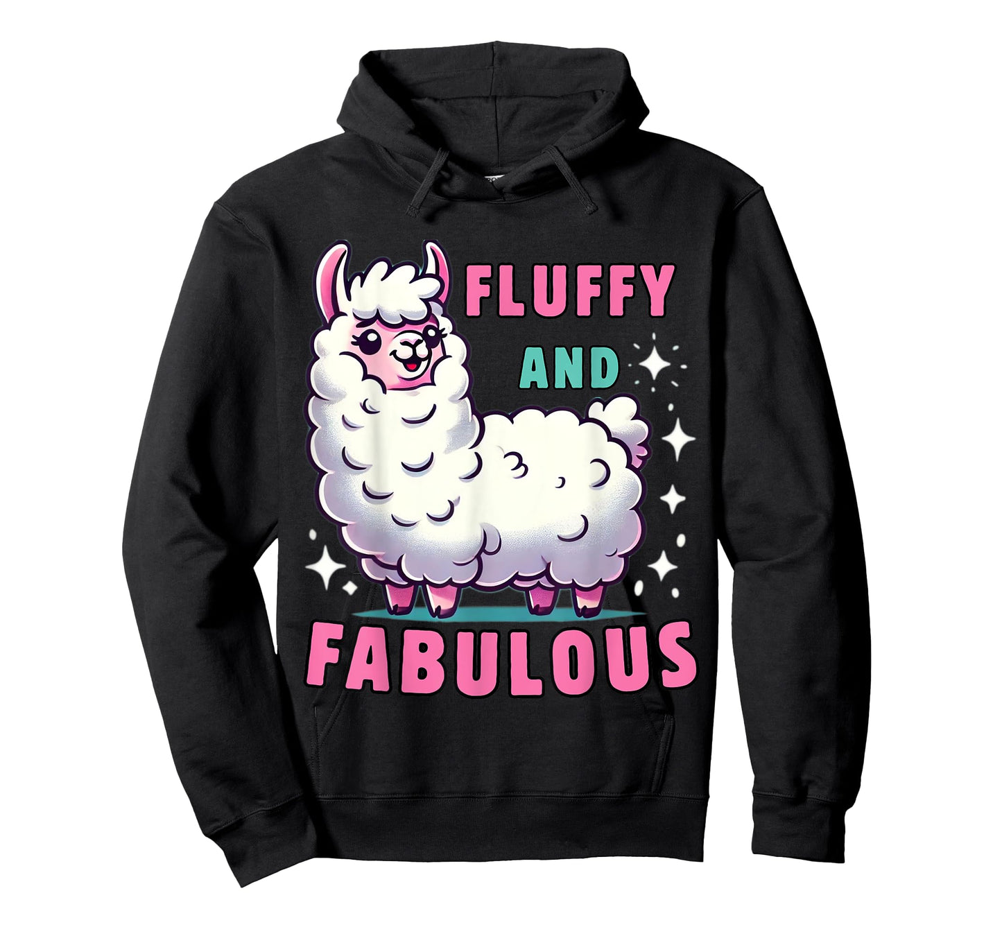 Fluffy and Fabulous Cute Llama for Animal Lovers T-Shirt
