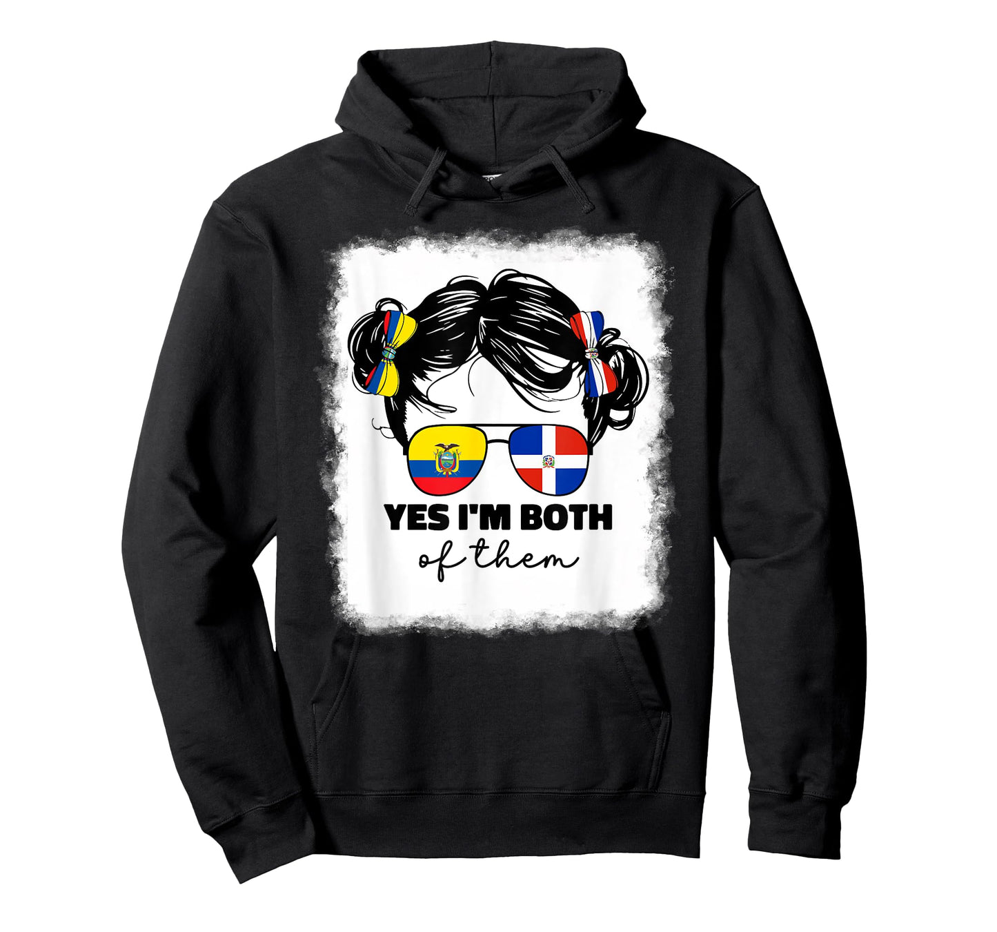 Half Dominican And Ecuadorian Ecuador Flag Kids Girl Girls T-Shirt