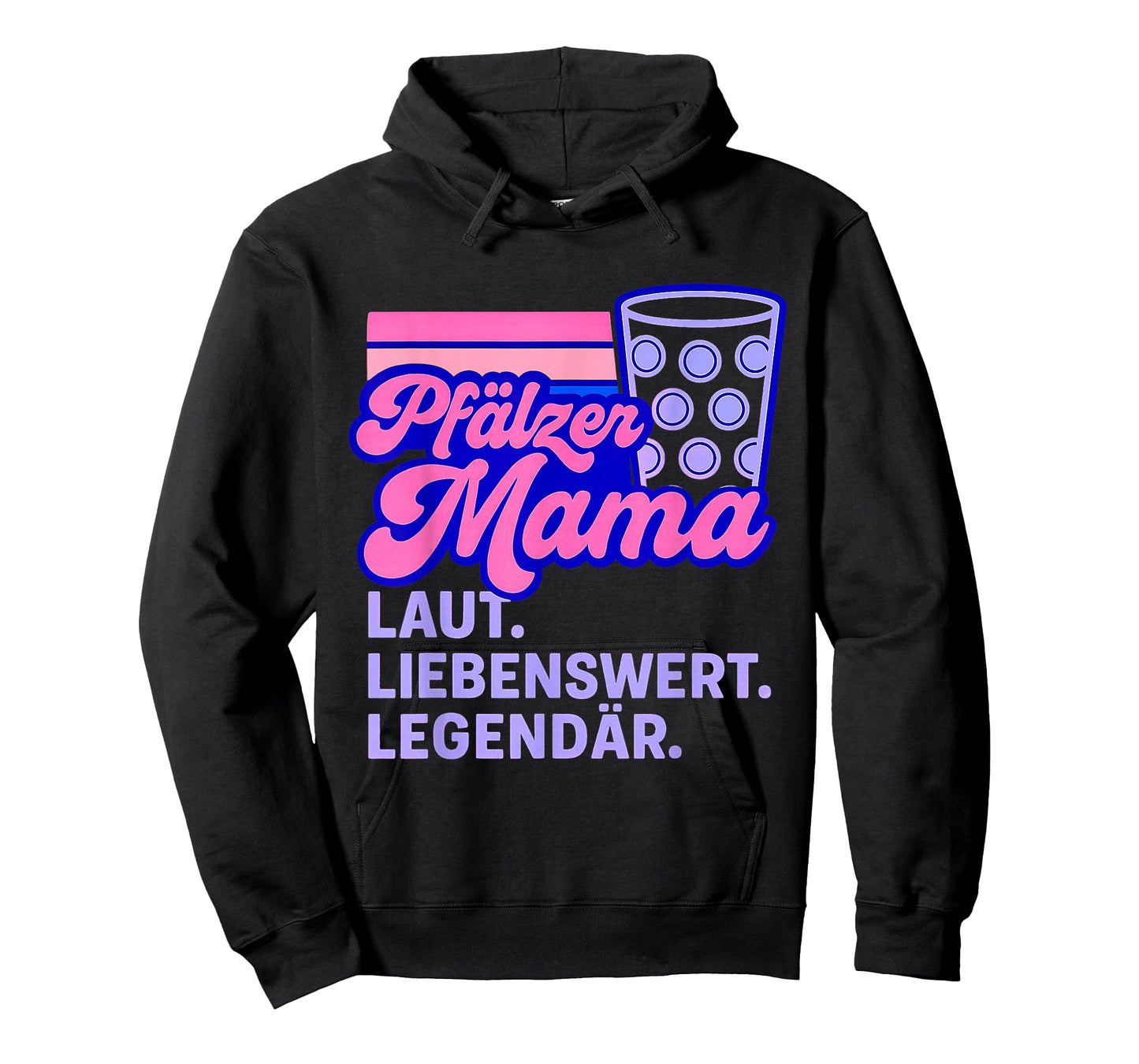 Pfälzer Mama Dubbeglas Legendary Palatinate Dopamine Style Spritzer T-Shirt