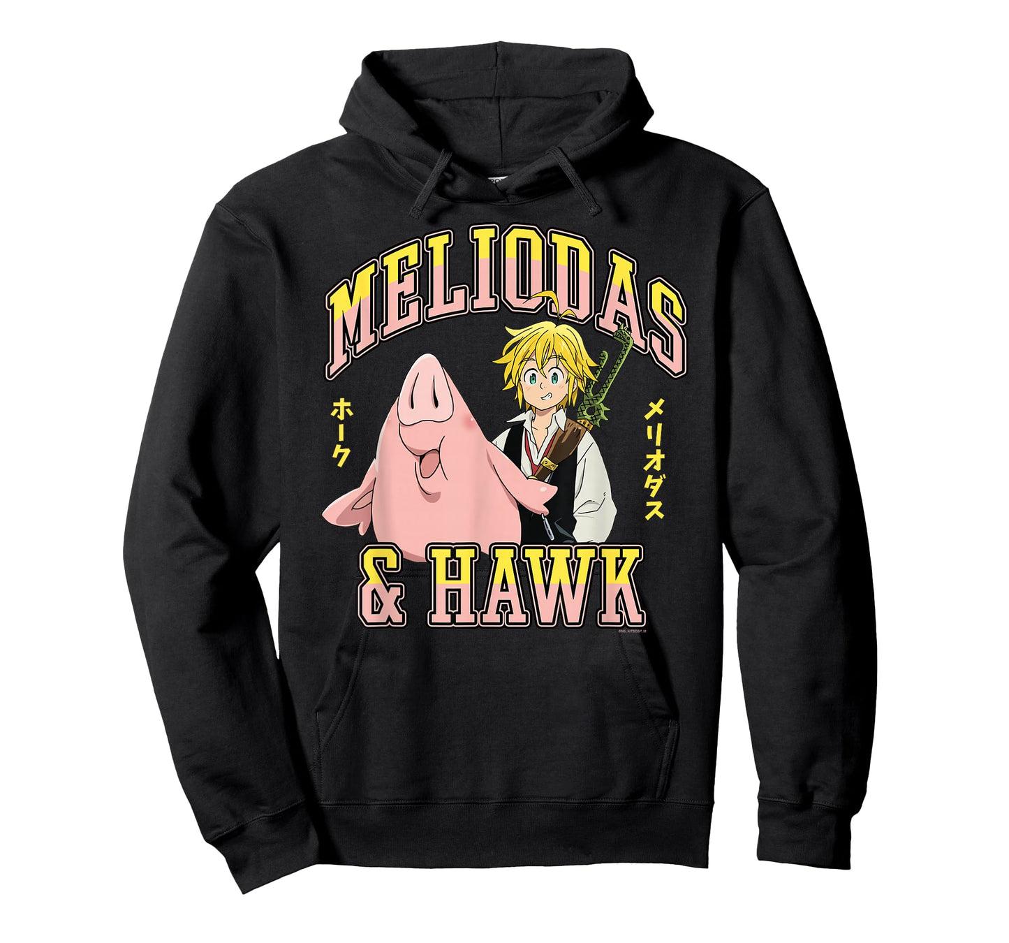 The Seven Deadly Sins Meliodas & Hawk Portrait Anime T-Shirt