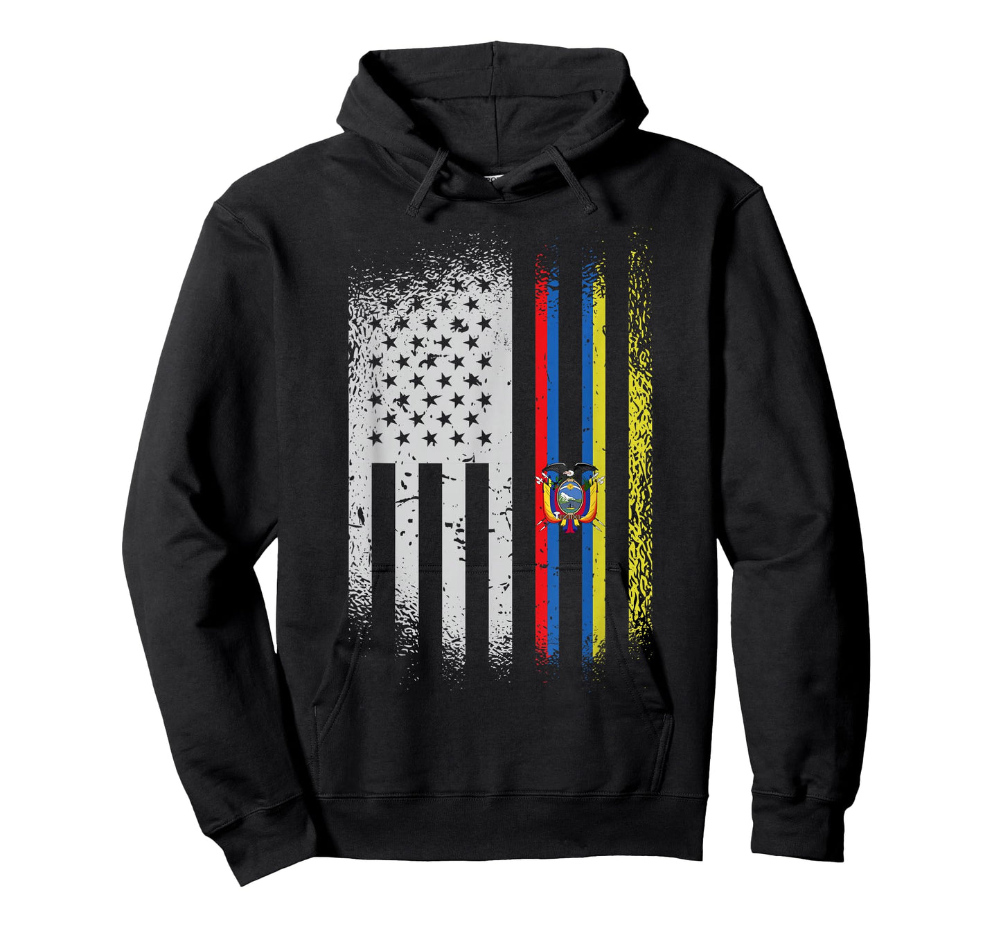 USA Ecuador Flag Ecuadorian American People Heritage Roots T-Shirt