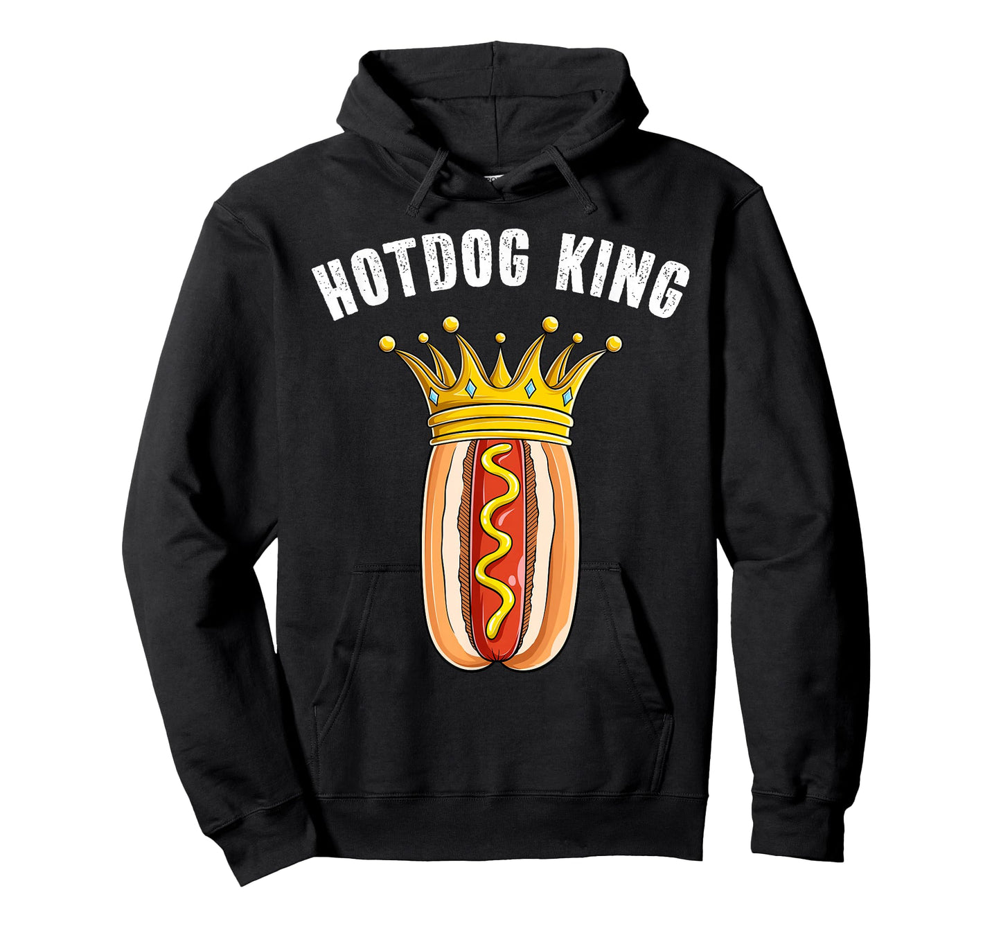 Hotdog King Cool Sausage Hot dog Food Lover Men Boys T-Shirt