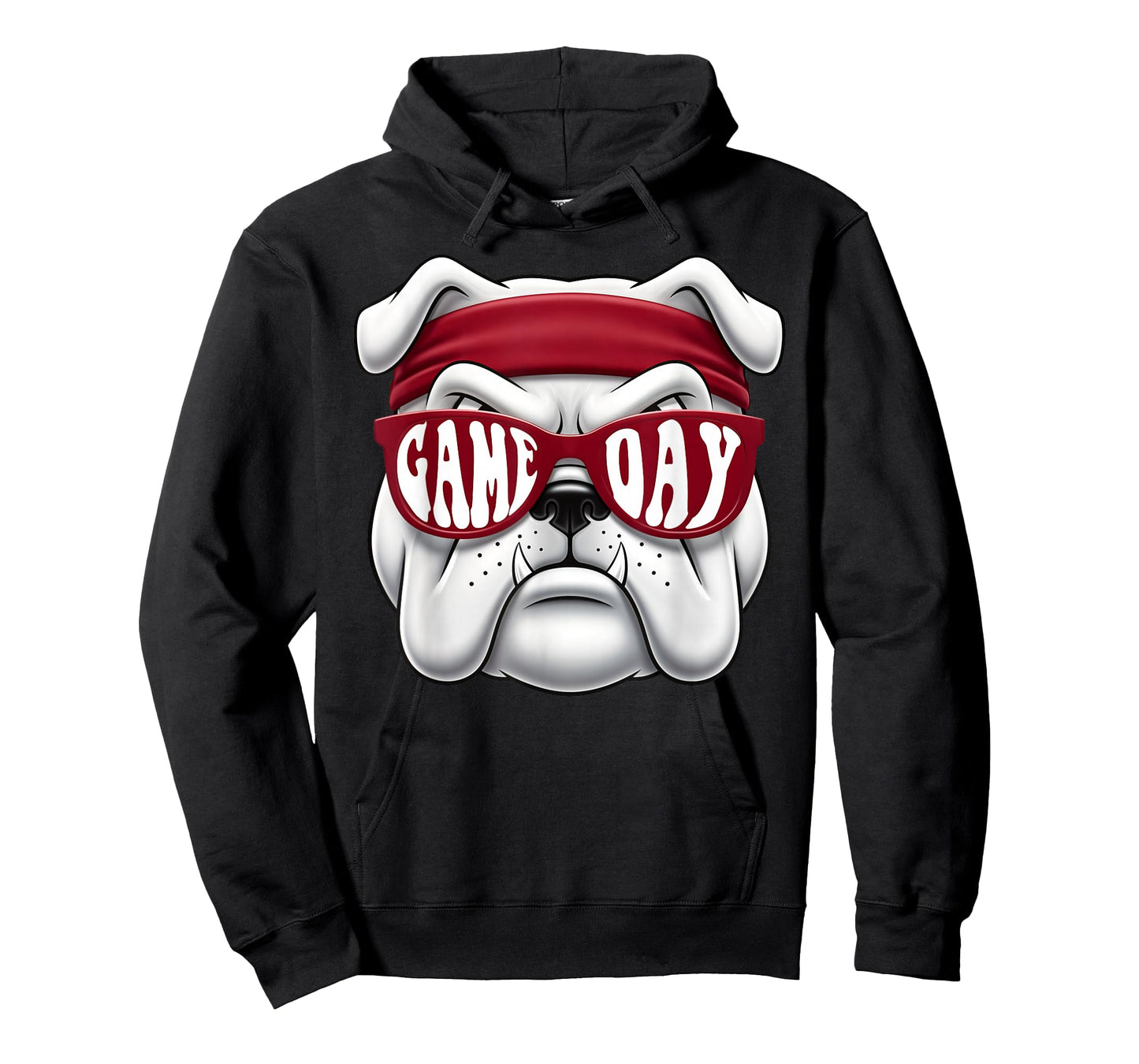 Cool English Bulldog with Sunglasses Game Day for Men Women T-Shirt