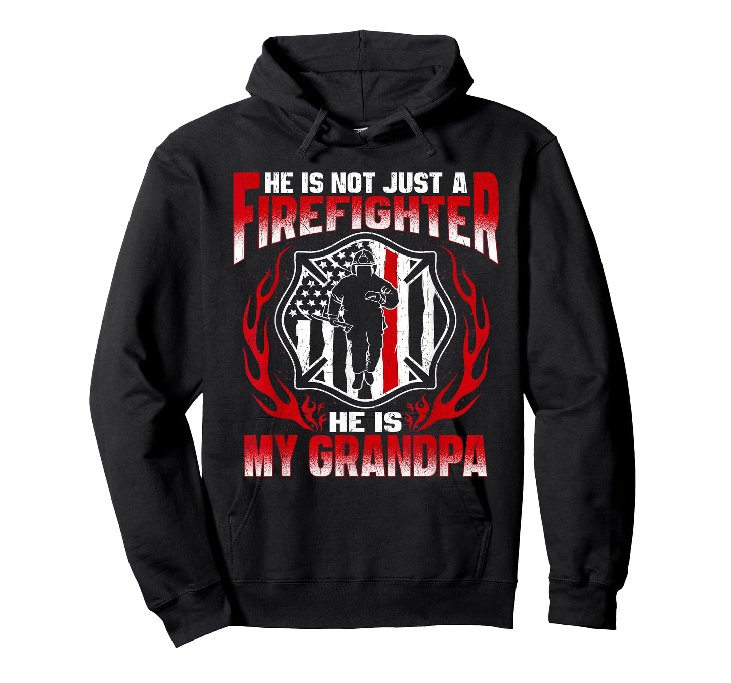 My Grandpa Is A Firefighter Hero Proud Fire Grandchild Gift T-Shirt