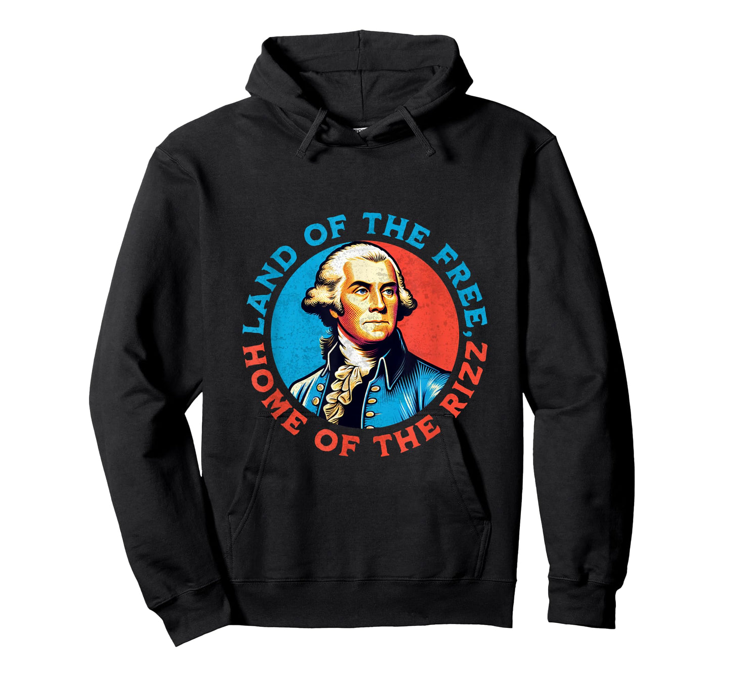 Land of the Free George Washington Funny 4th of July Men T-Shirt