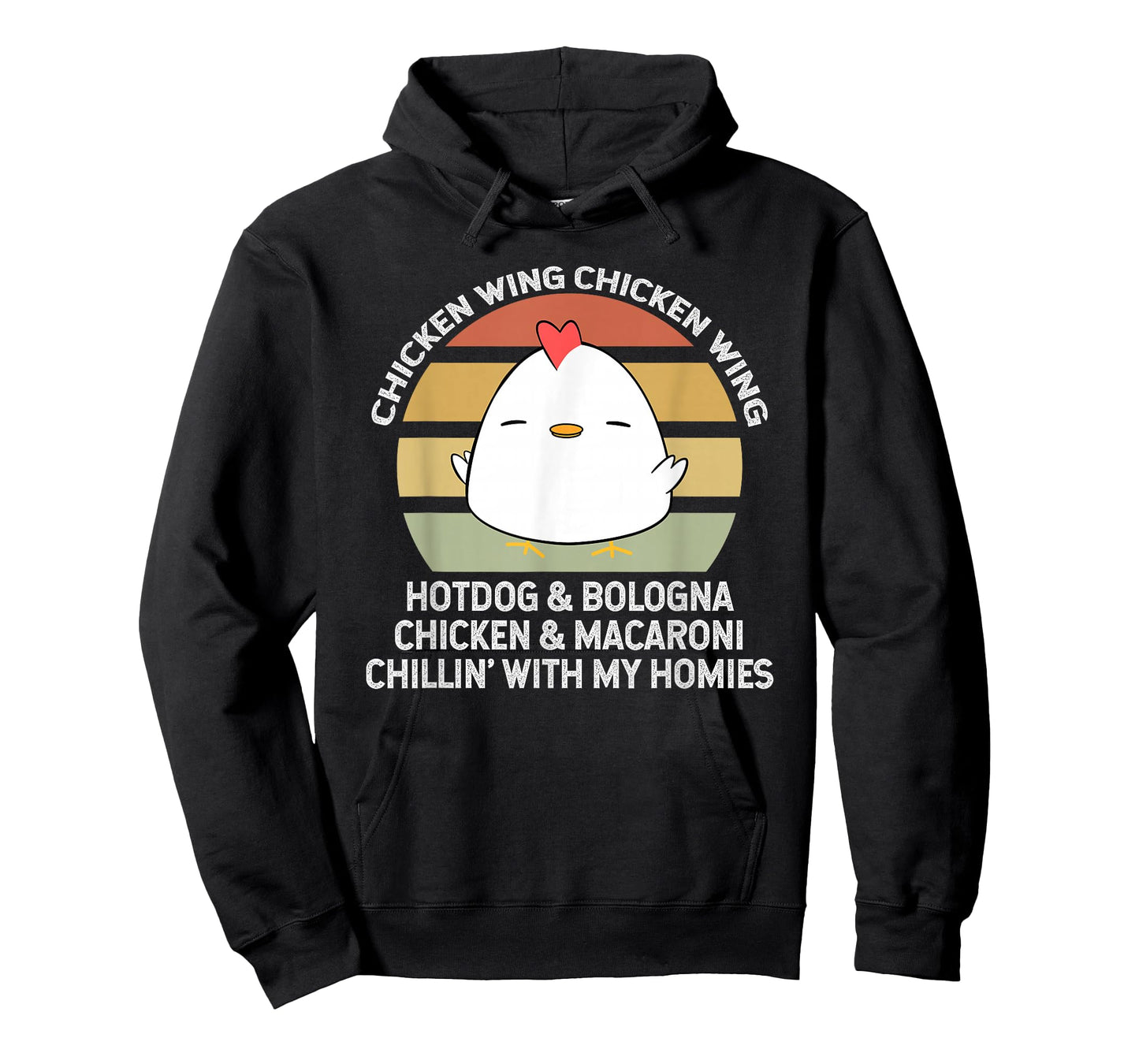 Chicken Wing Chicken Wing Hot Dog and Bologna T-Shirt