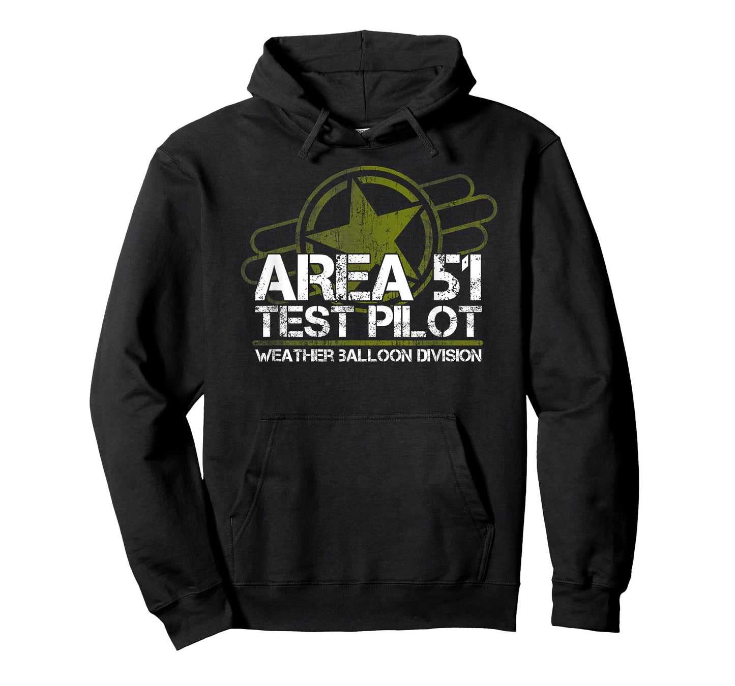 Area 51 UFO Test Pilot, Alien, Roswell, Weather Balloon T-Shirt