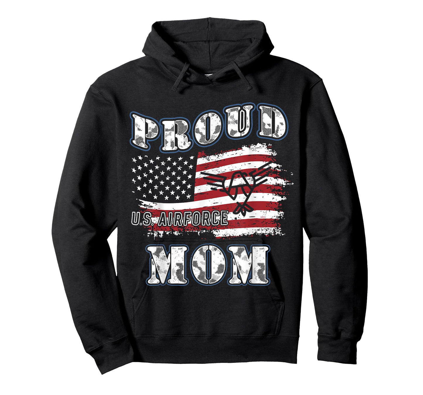 US Air Force Mom's Gift T-Shirt Proud Army Mom T-Shirt