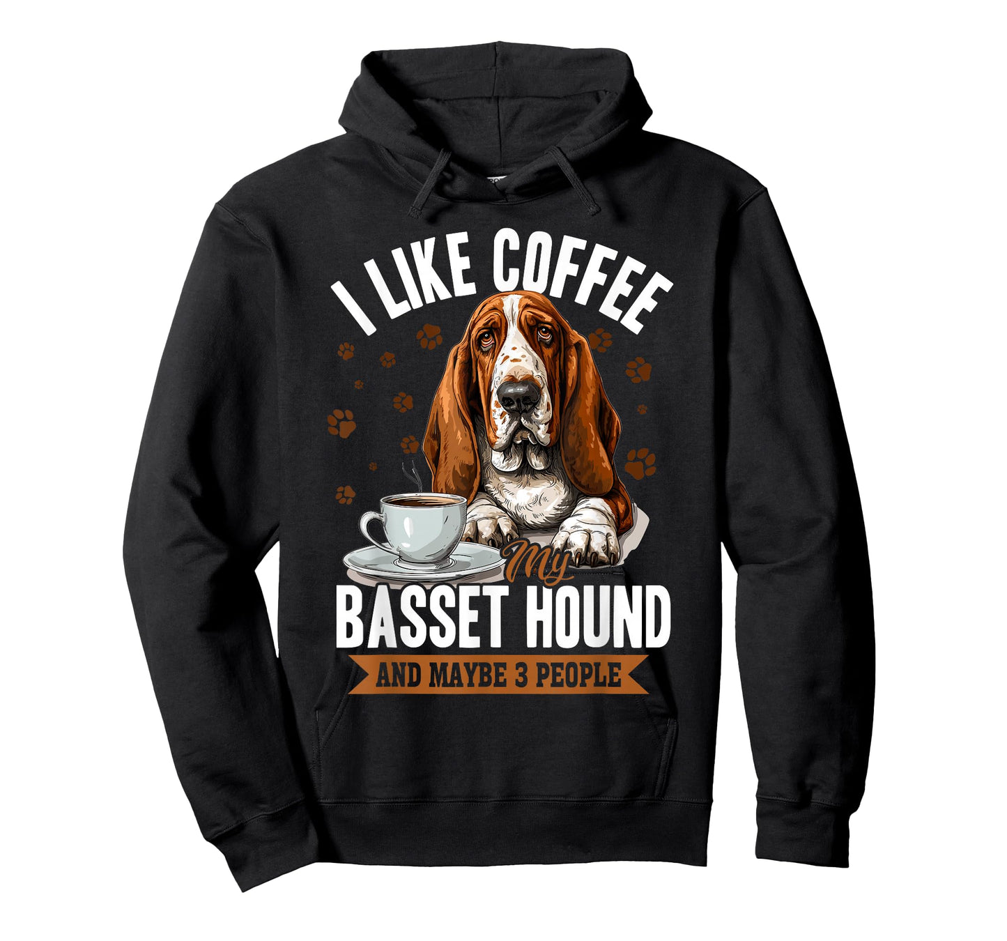 Basset Hound Dog Breed I like coffee my Basset Hound and T-Shirt