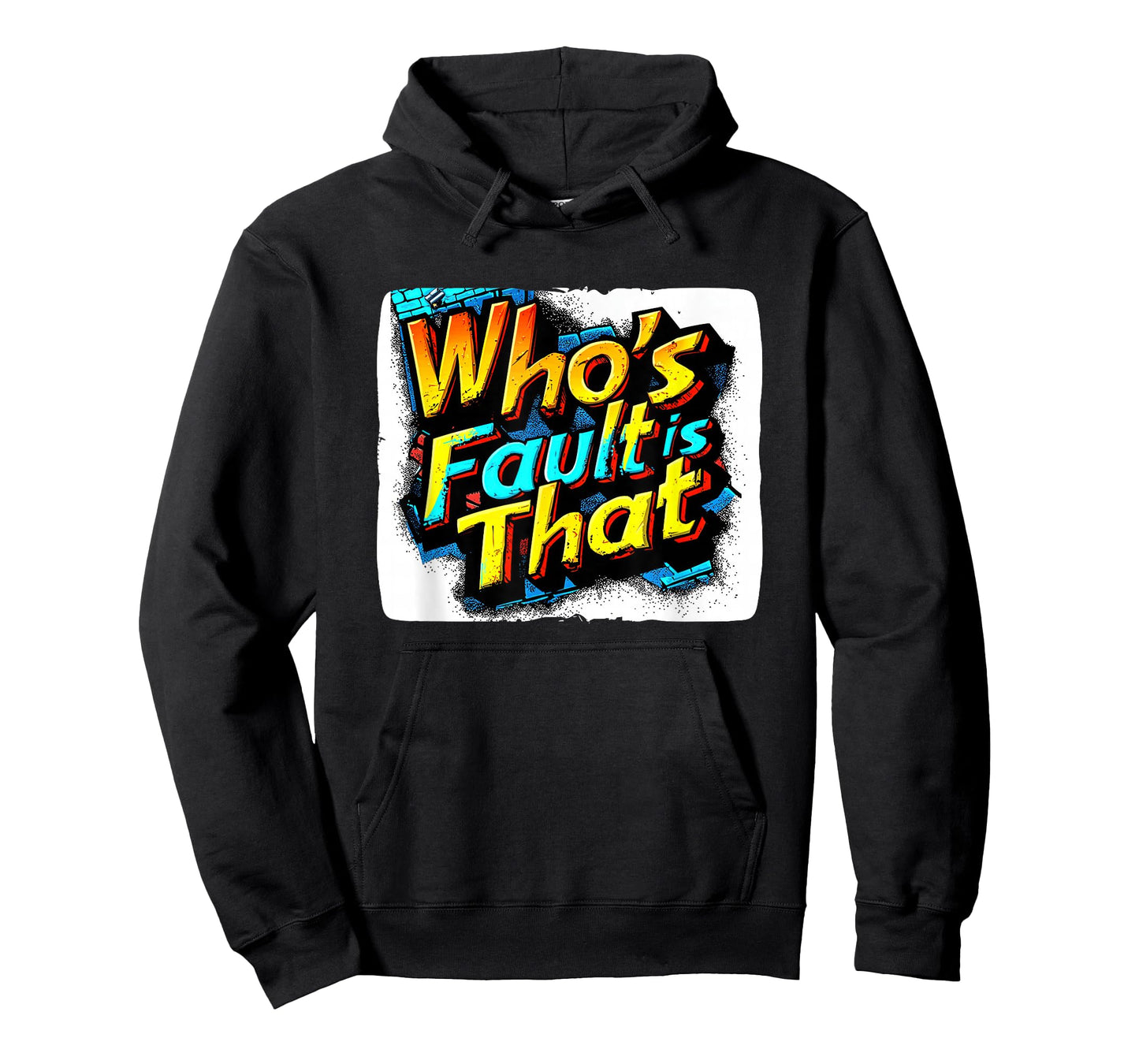 Nice Who's Fault is That Emblem for Boys and Girls T-Shirt