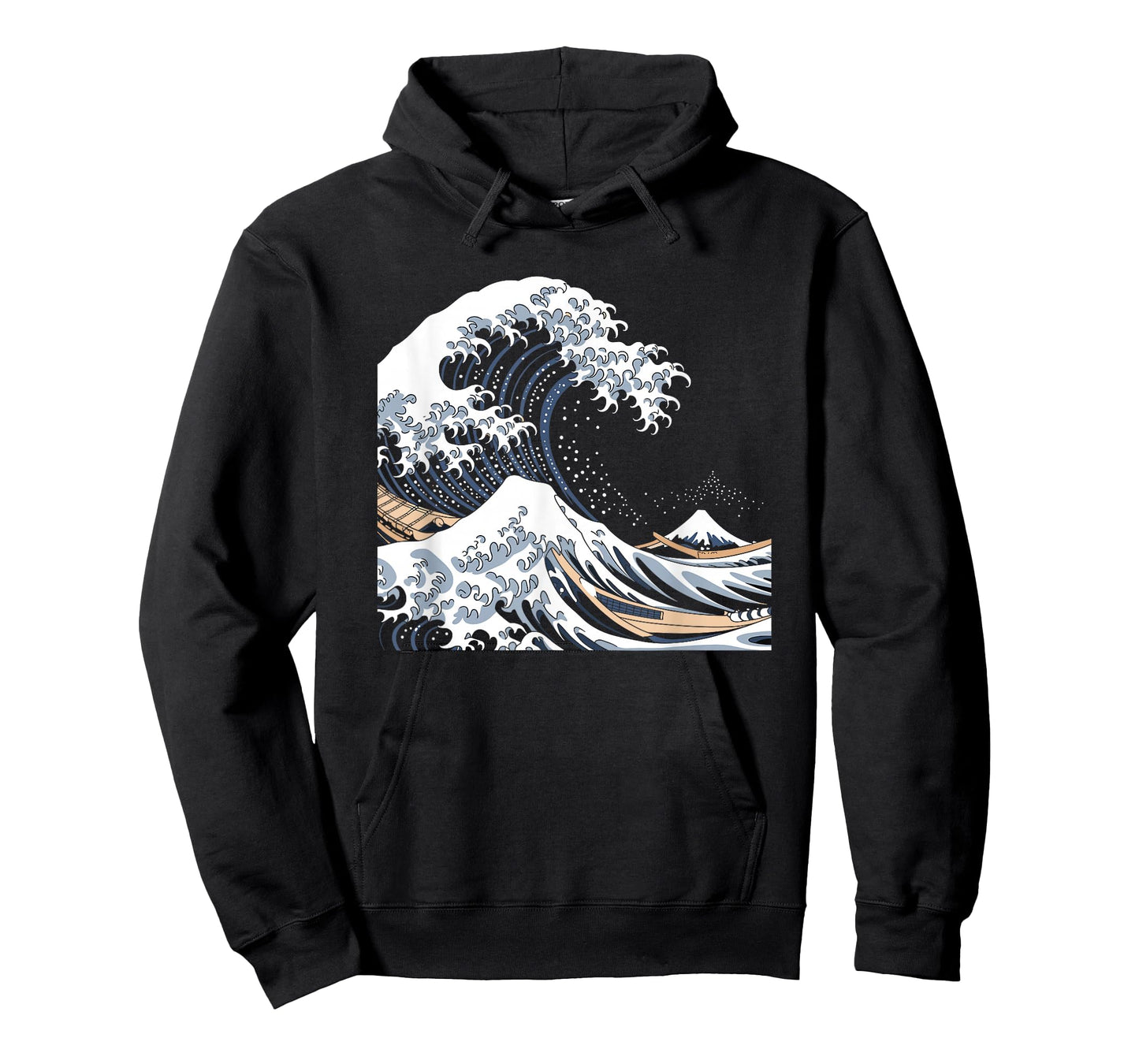Mens Graphic Tees Cool Japanese Wave Art Ocean for mems T-Shirt