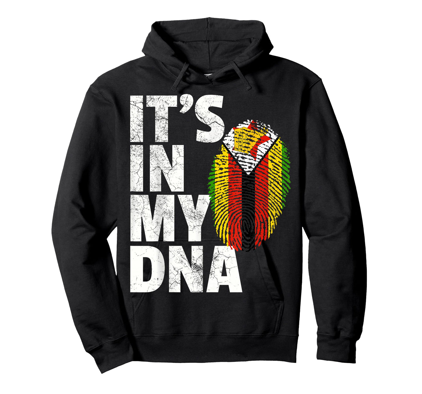 IT'S IN MY DNA Zimbabwe Flag Pride National Country Roots T-Shirt