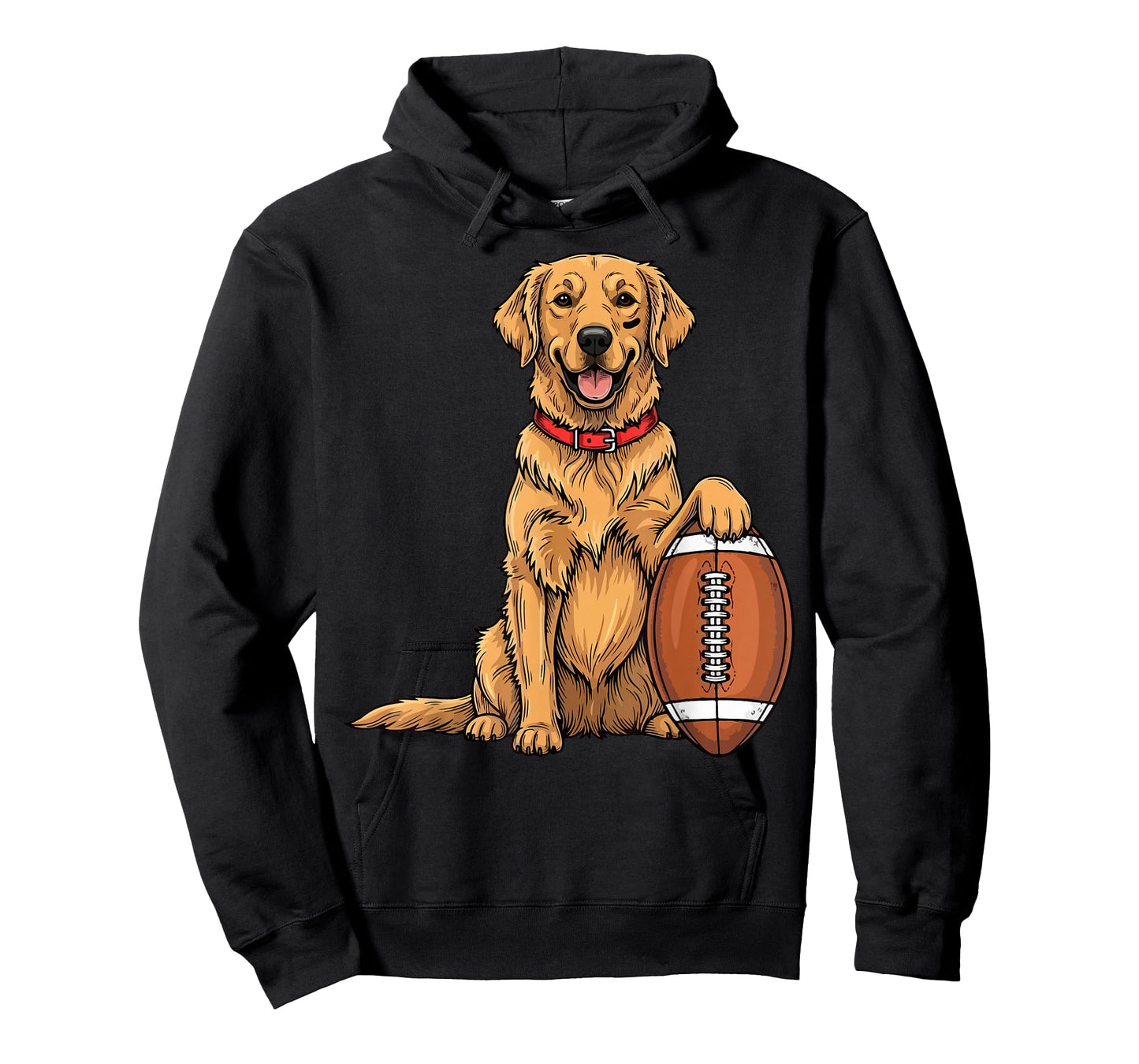 Golden Retriever Dog Football Game Day Touchdown Season T-Shirt