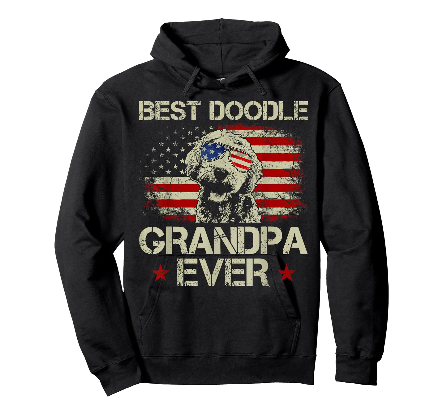 Best Doodle Grandpa Ever Shirt Goldendoodle 4th Of July Gift T-Shirt for Women Men