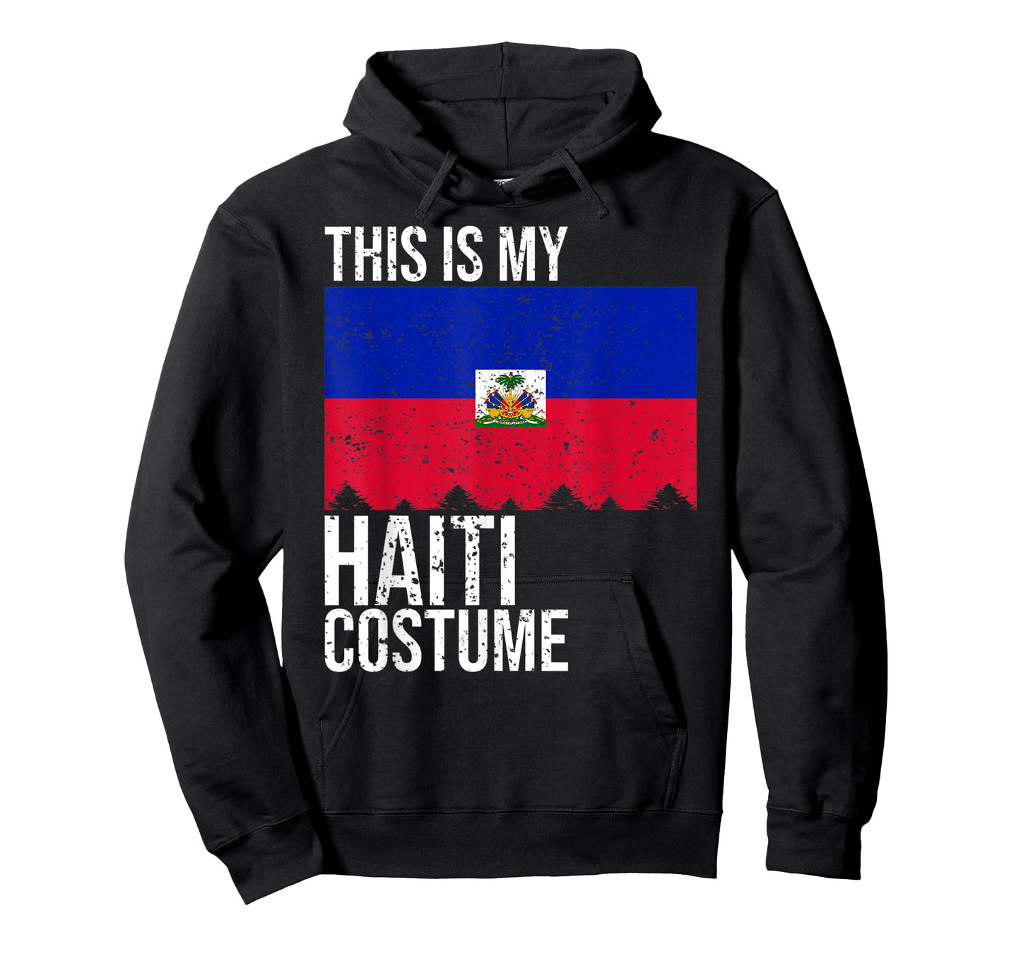 Vintage This is my Haiti Flag Costume For Halloween T-Shirt