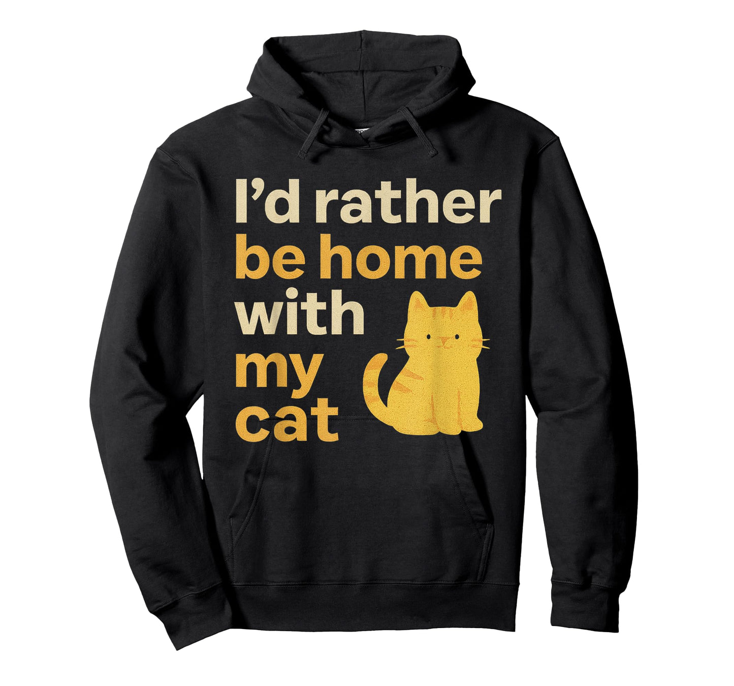 I’d Rather Home with Cat | Soft Pastel Aesthetic Feline Love T-Shirt