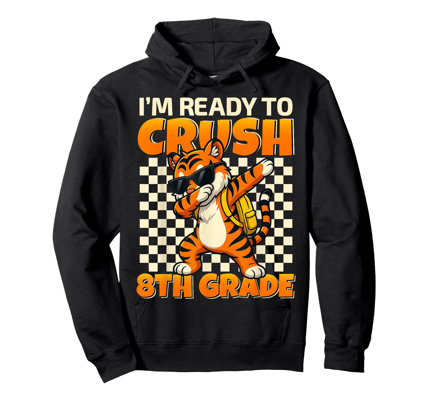 I'm Ready To Crush 8th Grade Dabbing Tiger Back To School T-Shirt
