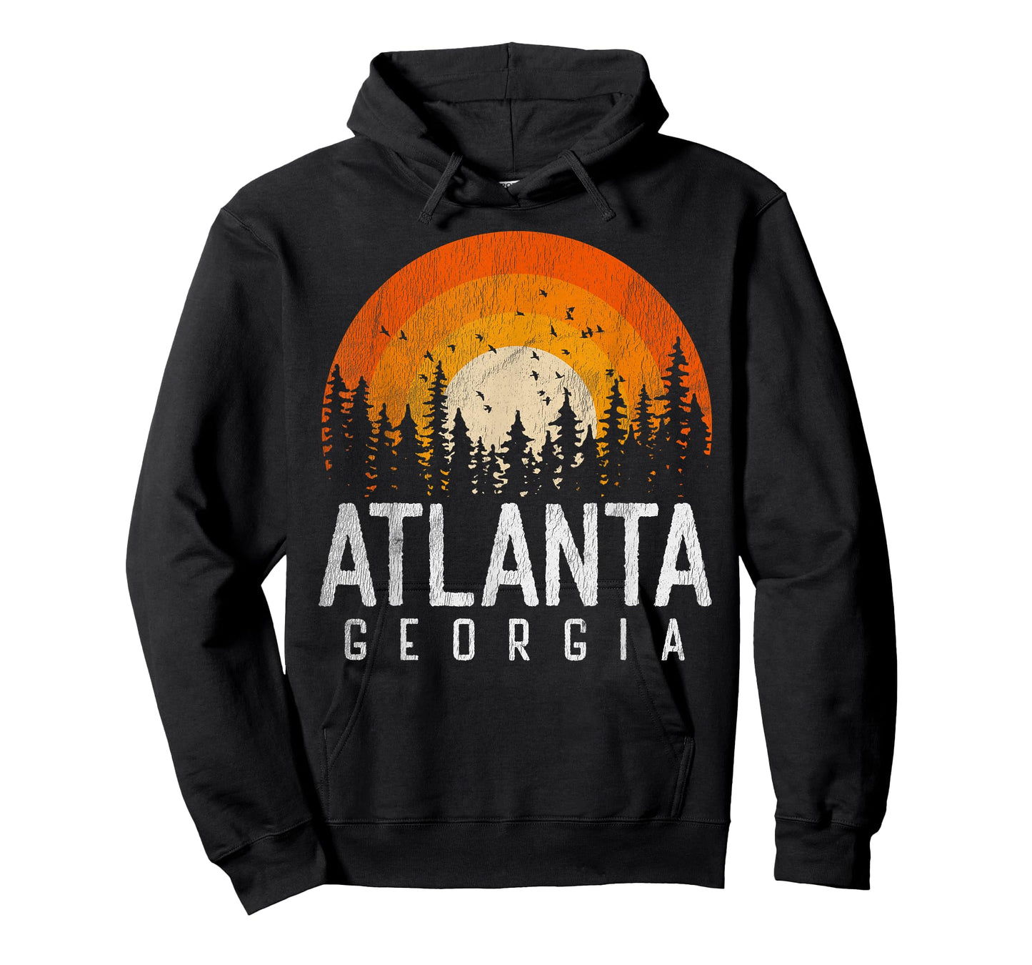 Atlanta Georgia GA Vintage Retro Style City 70s 80s 90s Gift T-Shirt