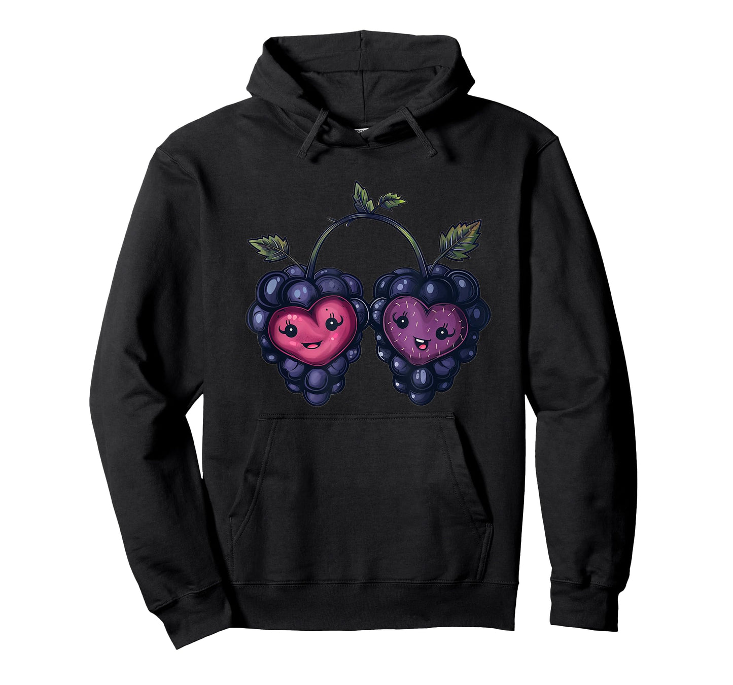 Berry Heart Costume for fruity Couples and Blackberry Lovers T-Shirt