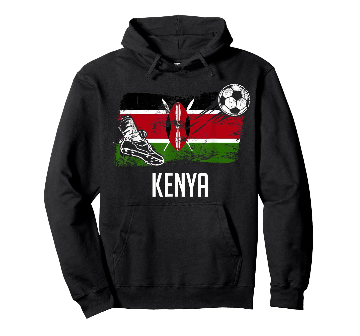 Kenya Flag Jersey Kenyan Soccer Team Kenyan T-Shirt