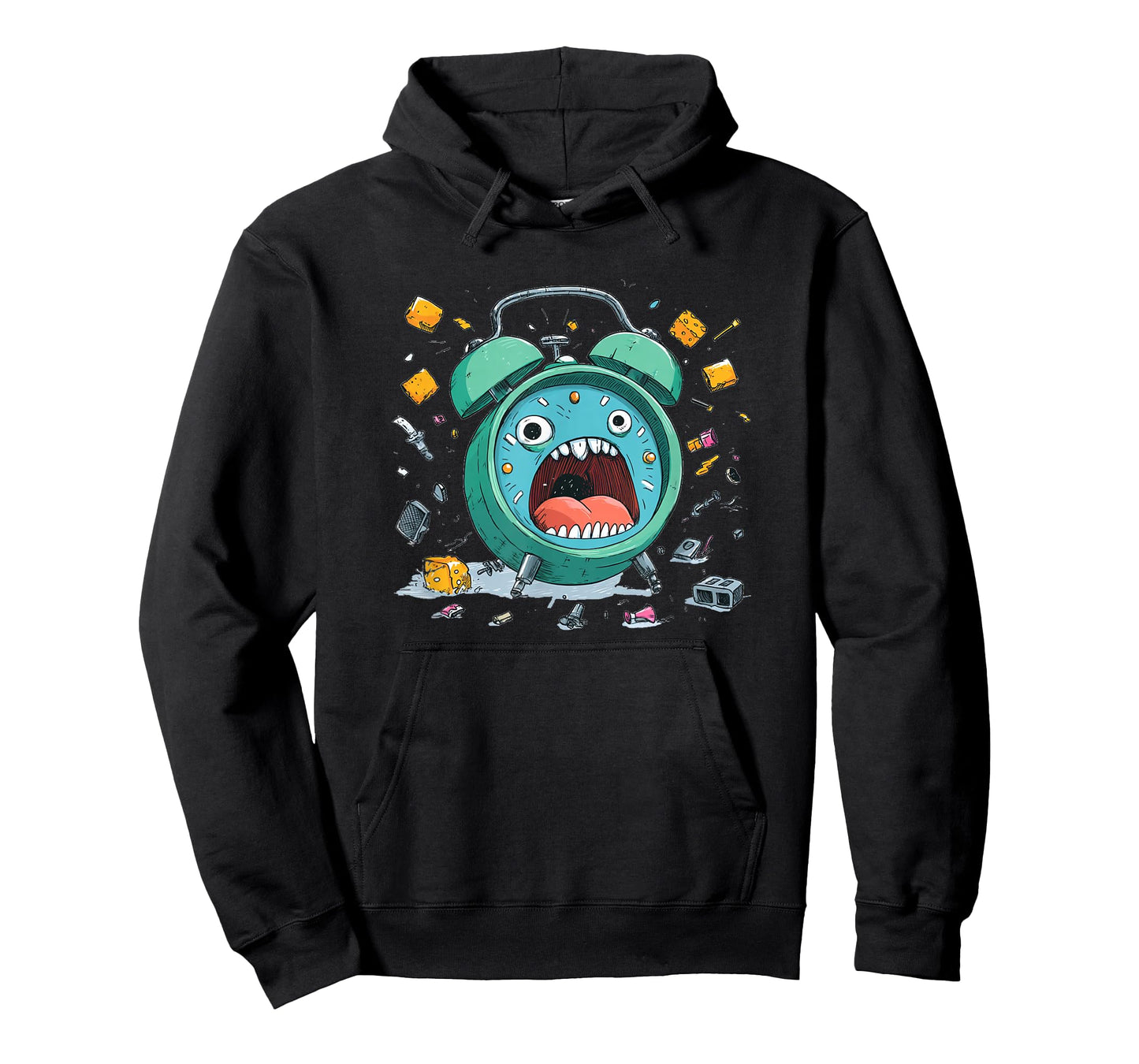 Funny Screaming and Freaking Out Alarm Clock Costume T-Shirt