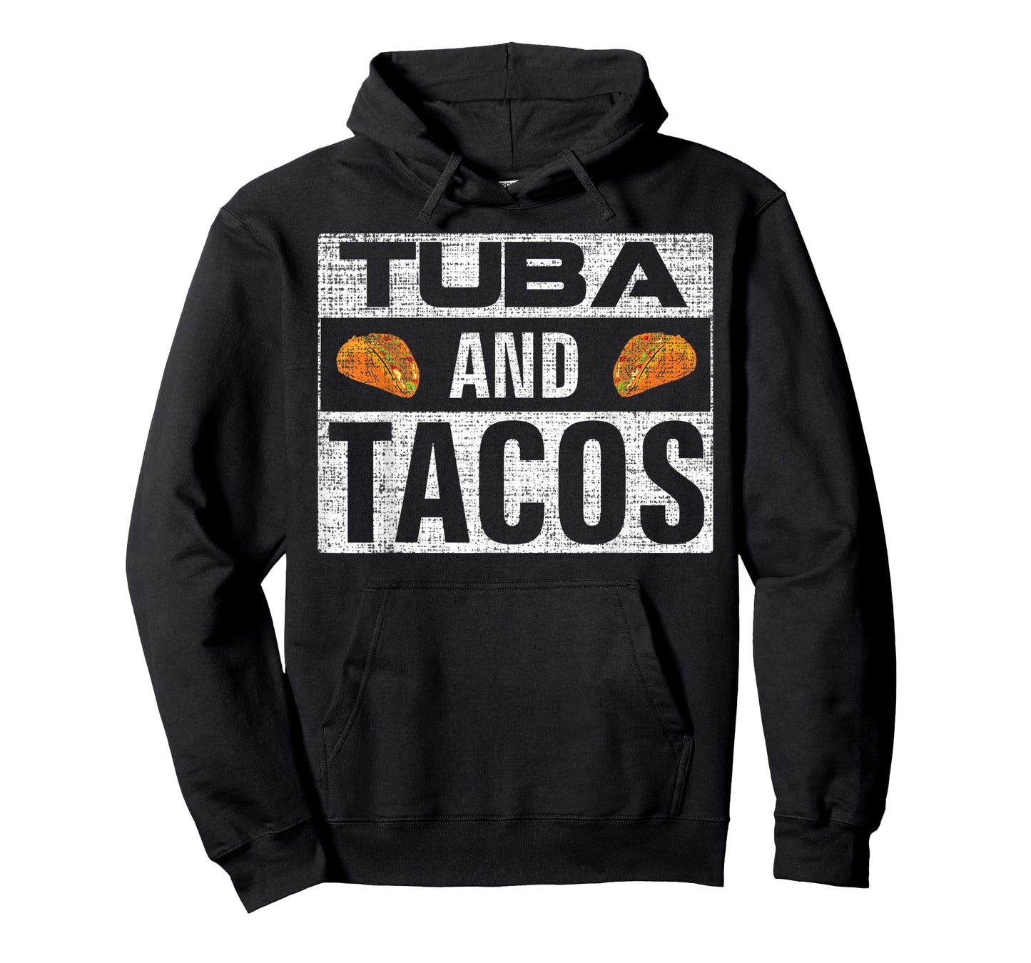 Vintage Tuba and Tacos Funny Music Orchestra Player Gift T-Shirt