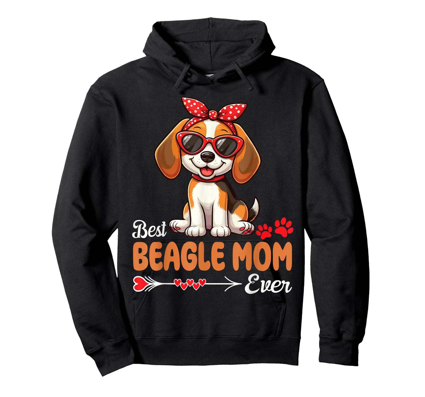 Cute Dog Best Beagle Mom Ever Mama Mother Life Fur Baby Love T-Shirt