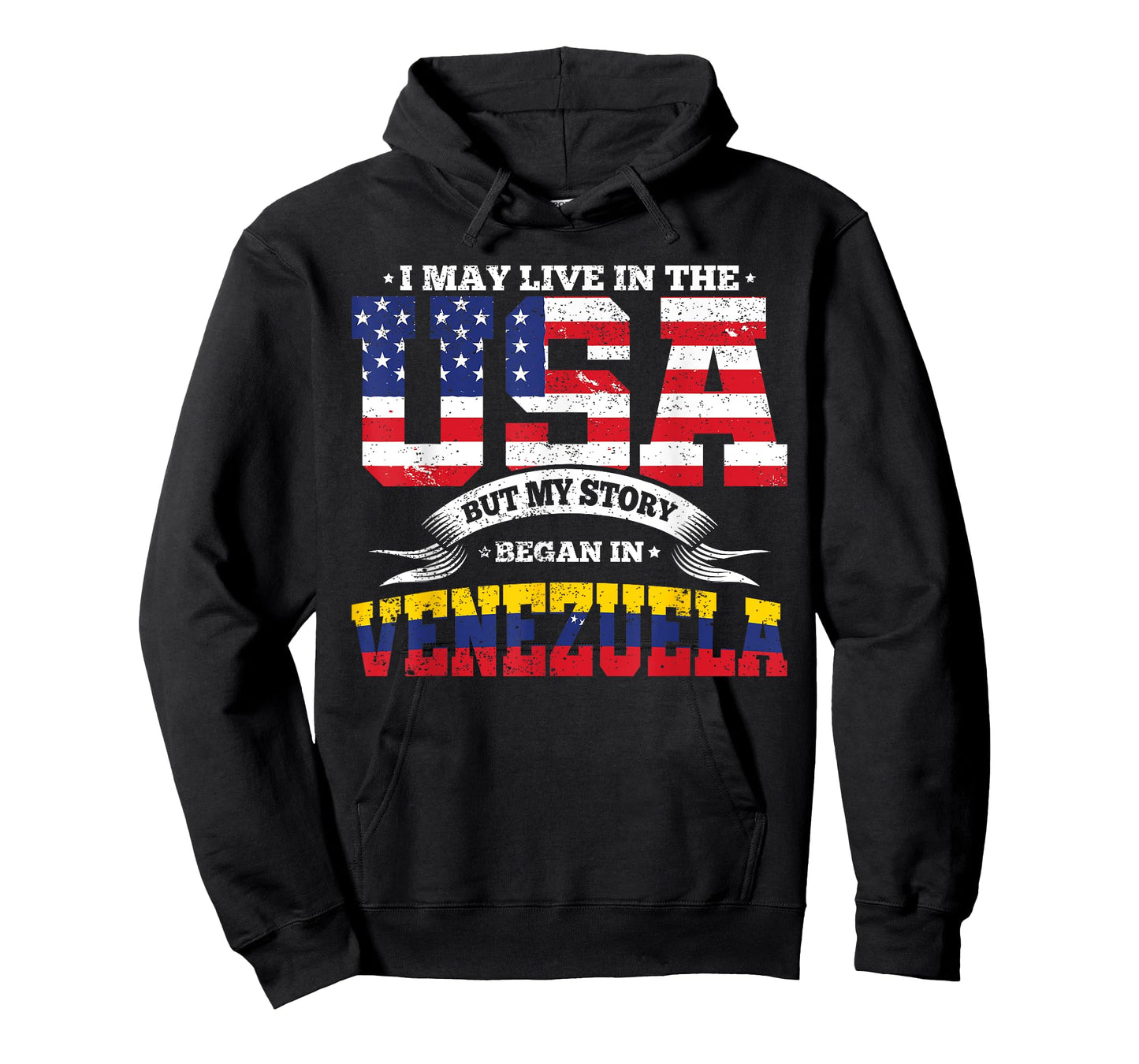 Live In The USA But My Story Began In Venezuela Country T-Shirt