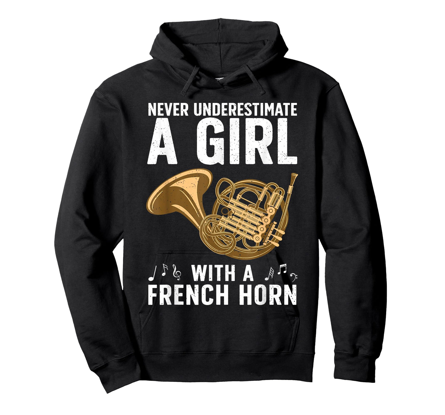 Best French Horn Art For Women Girls French Horn Lover T-Shirt