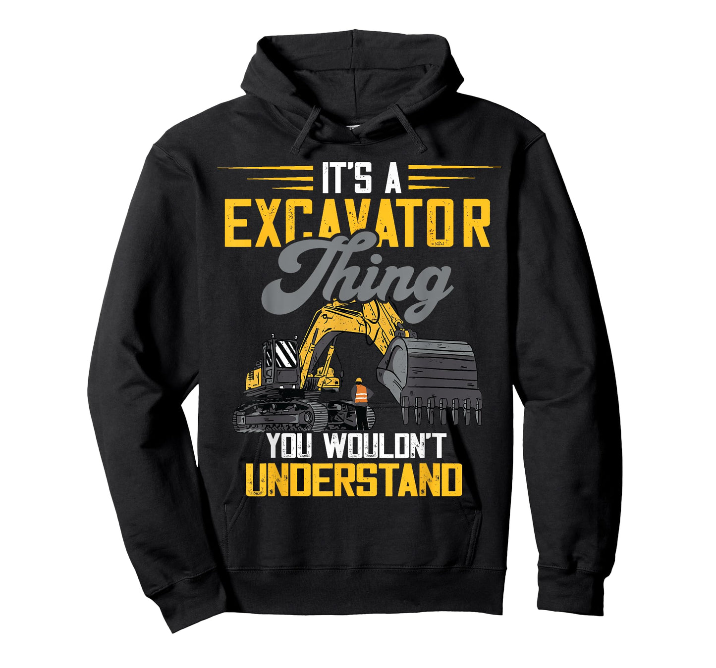 Excavator Thing Construction Vehicle Backhoe Digging T-Shirt