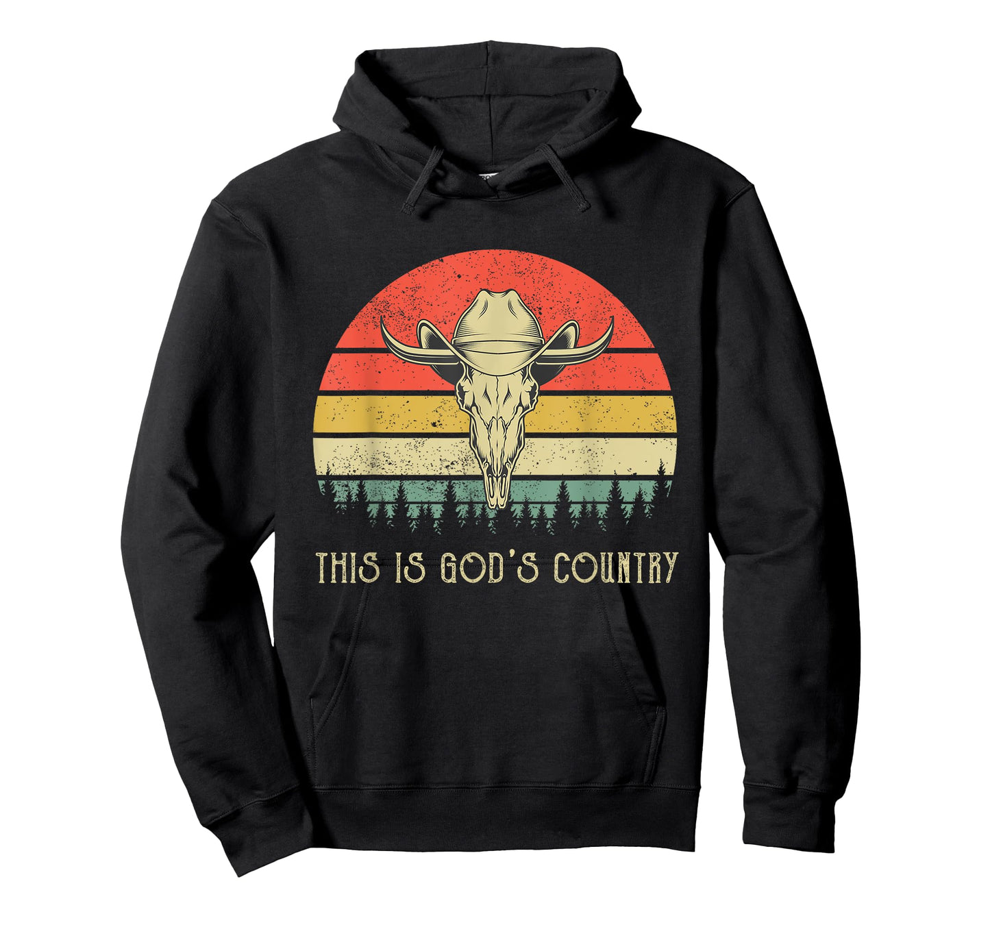 This Is God's Music Country Outfit Bull Skulls Western Howdy T-Shirt