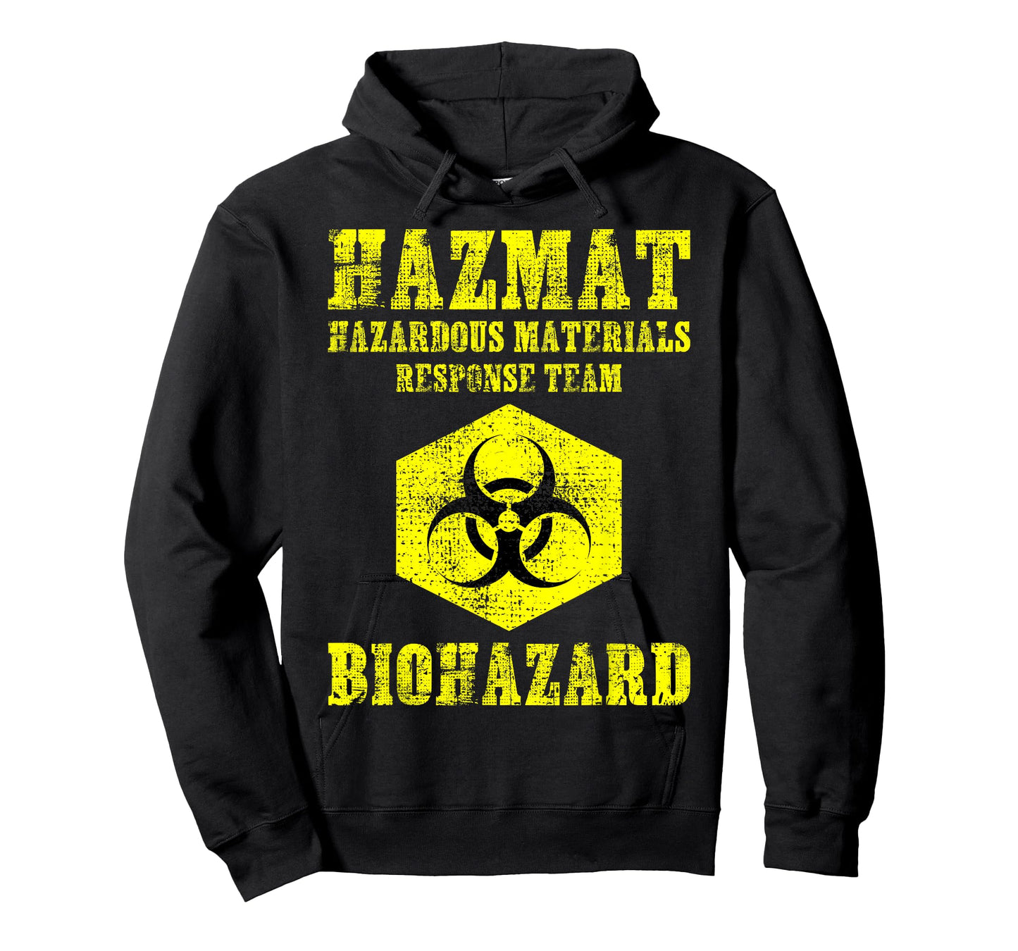 Hazardous Material Hazmat Response Team Grunge Biohazard T-Shirt