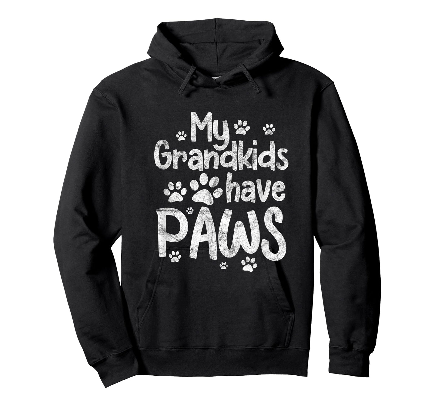 My Grandkids Have Paws Funny Dog Cat Grandma Grandmother T-Shirt