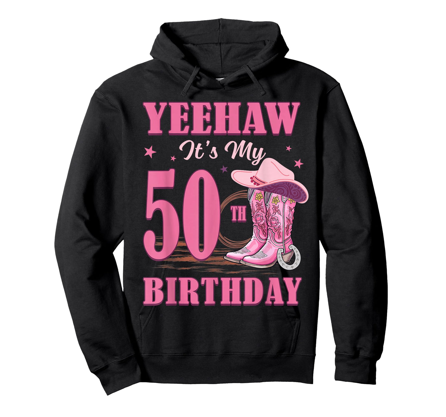 Yeehaw It's My 50th Birthday Cowgirl Country Western Girl T-Shirt