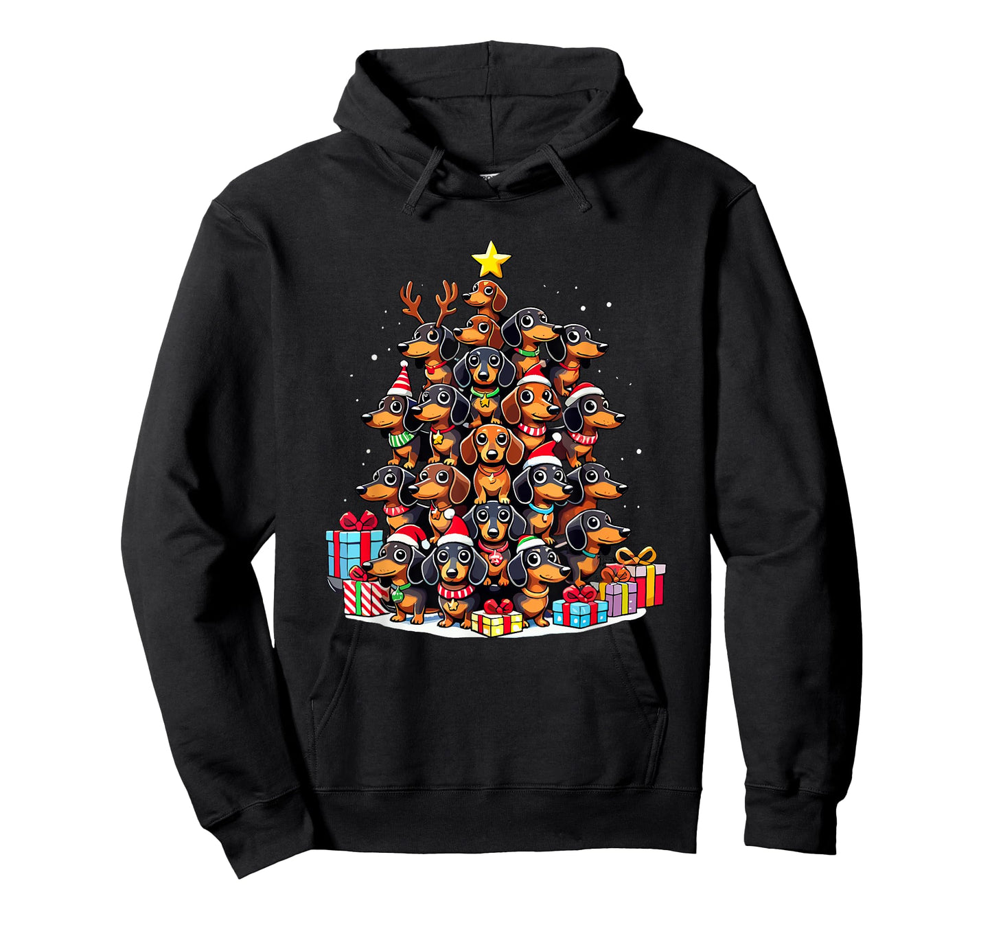 Christmas Tree Dachshund Sausage Dog Dachshunds Men Women Kids T-Shirt
