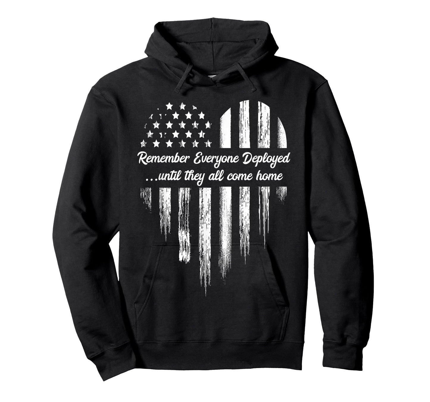 Red Friday Remember Everyone Deployed American Flag Heart T-Shirt