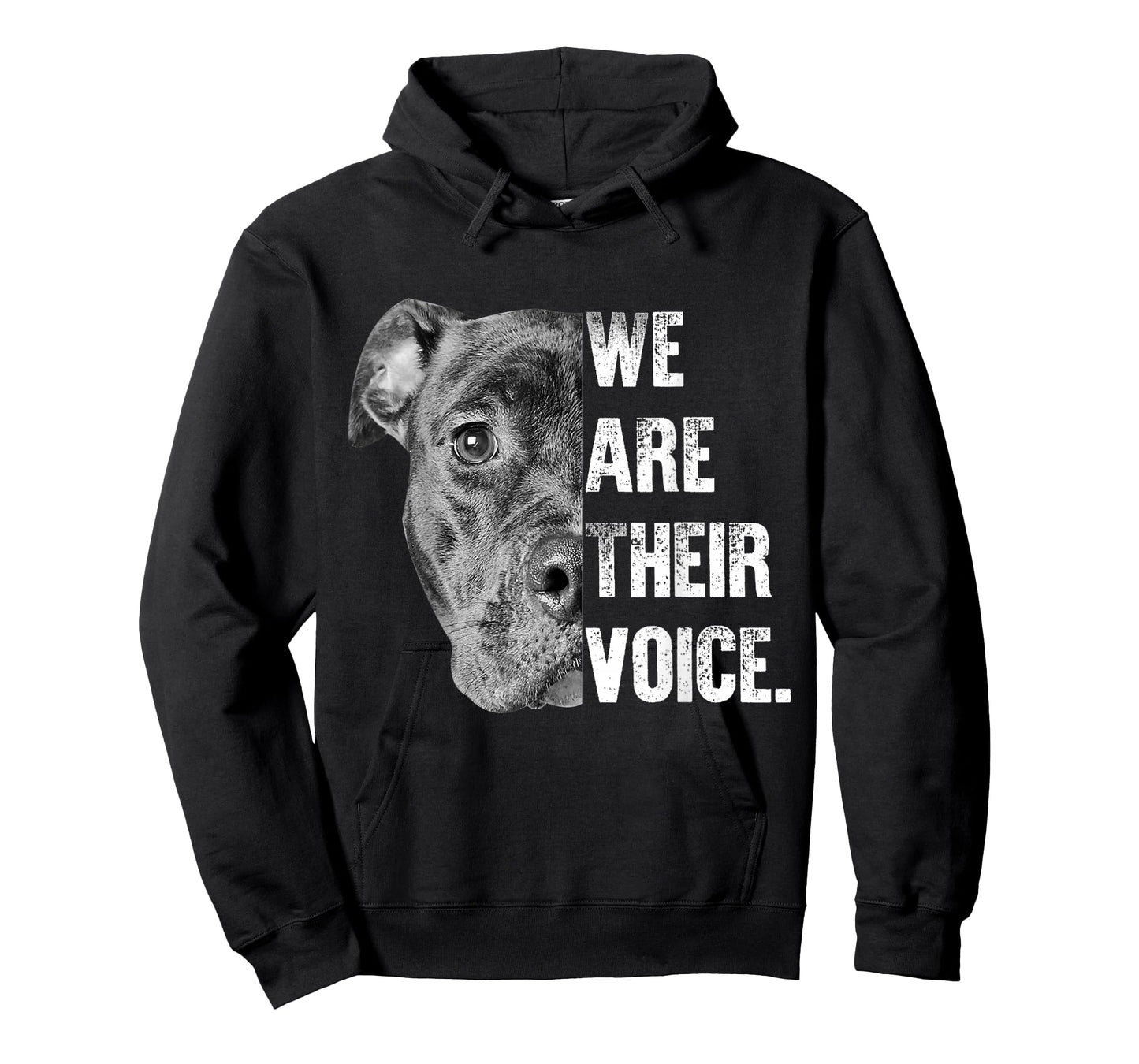 We AreTheir Voice Gift Womens Mens & Dog Lovers & Dog rescue T-Shirt