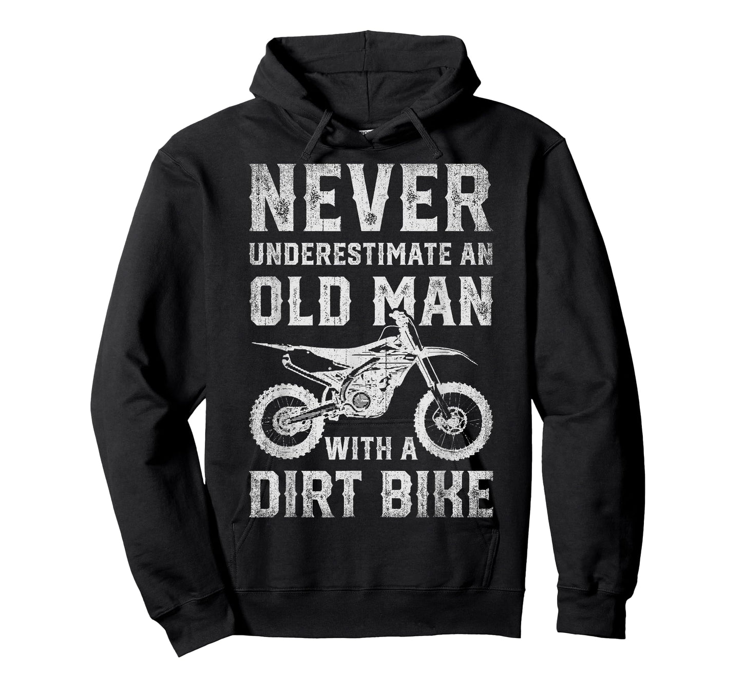 Never Underestimate An Old Man With A Dirt Bike Father's Day T-Shirt